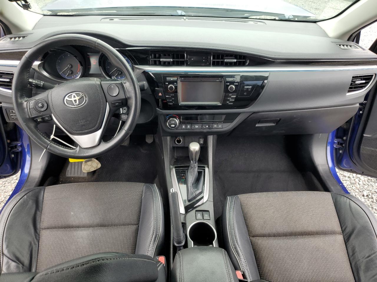 2015 Toyota Corolla S Plus Blue vin: 5YFBURHE3FP221950