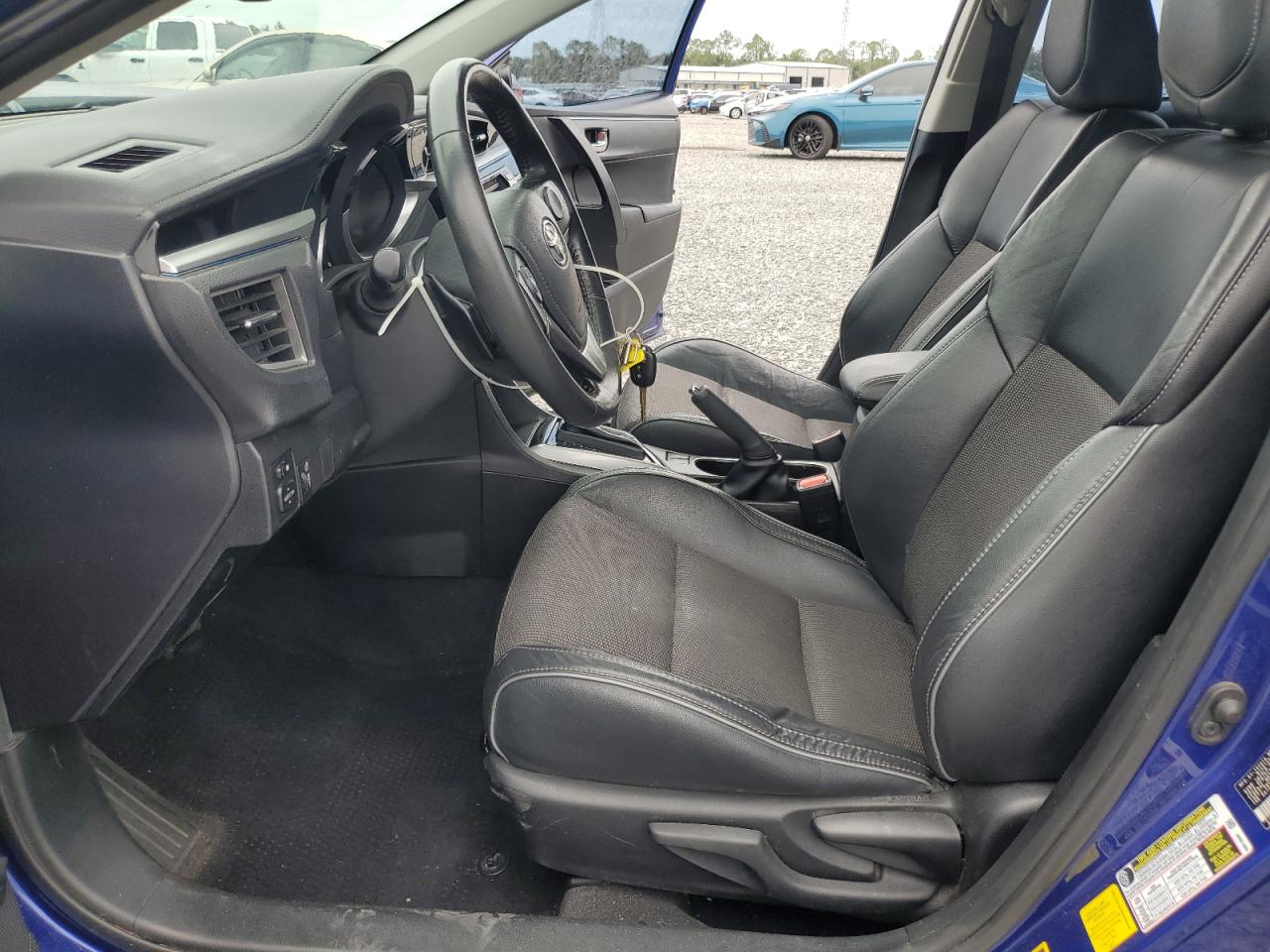 2015 Toyota Corolla S Plus Blue vin: 5YFBURHE3FP221950