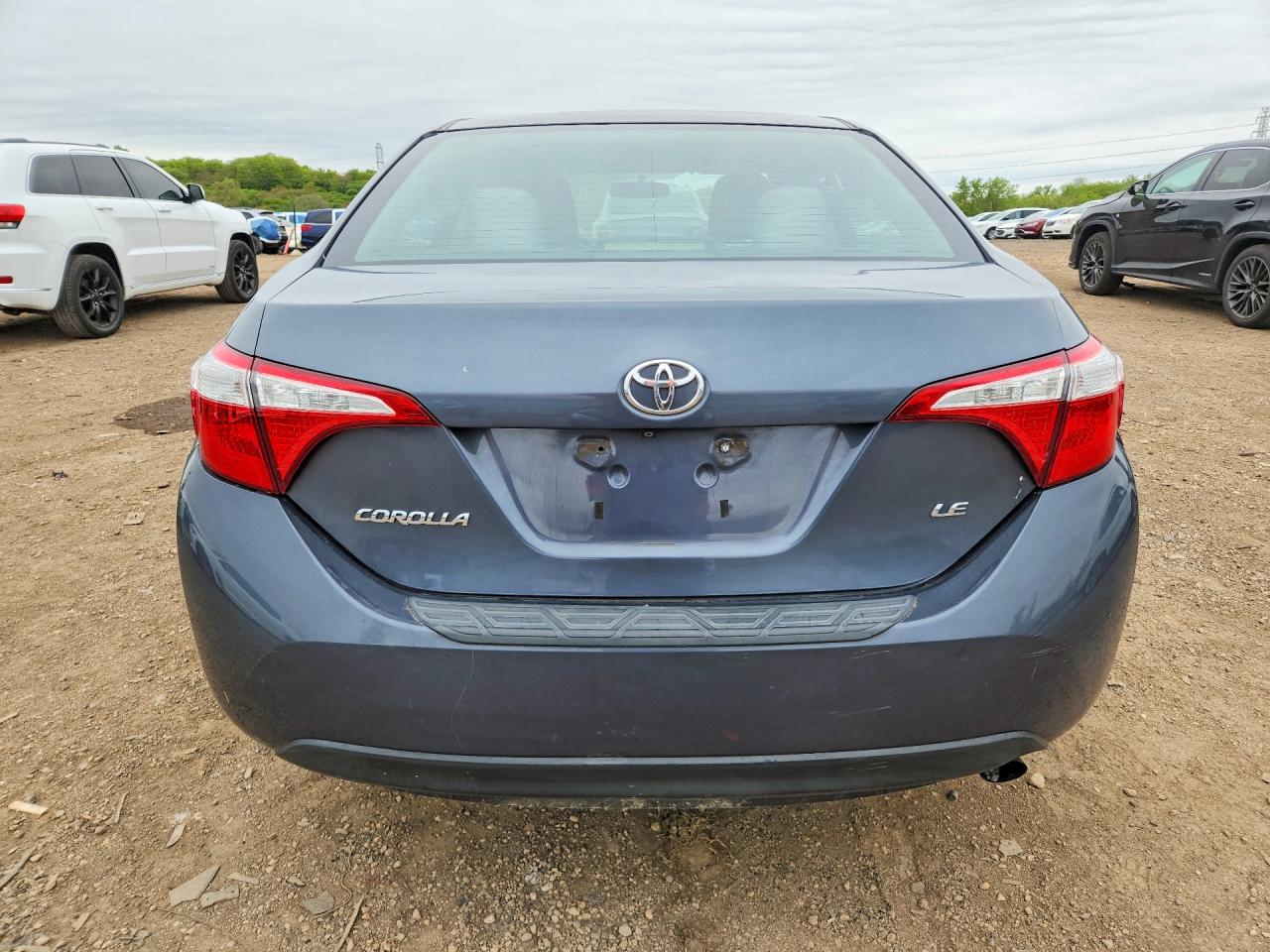 2015 Toyota Corolla Le Blue vin: 5YFBURHE3FP248825