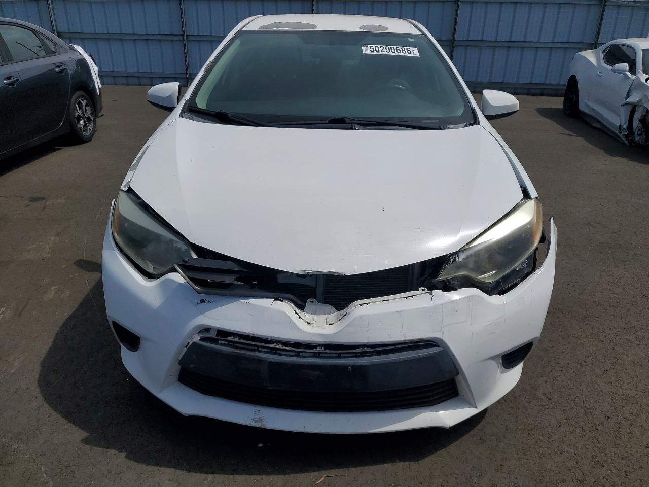 2015 Toyota Corolla L White vin: 5YFBURHE3FP280349