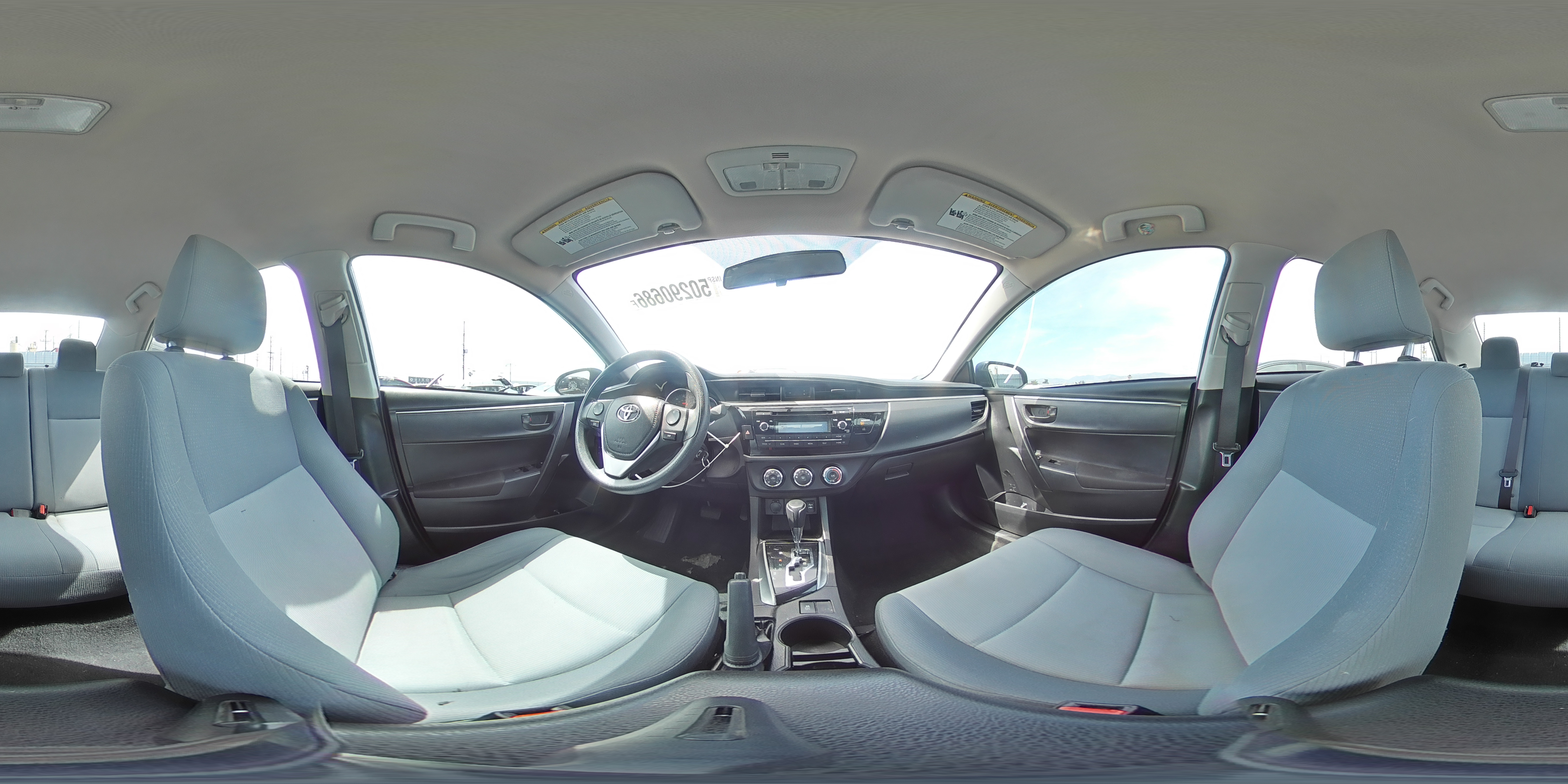 2015 Toyota Corolla L White vin: 5YFBURHE3FP280349