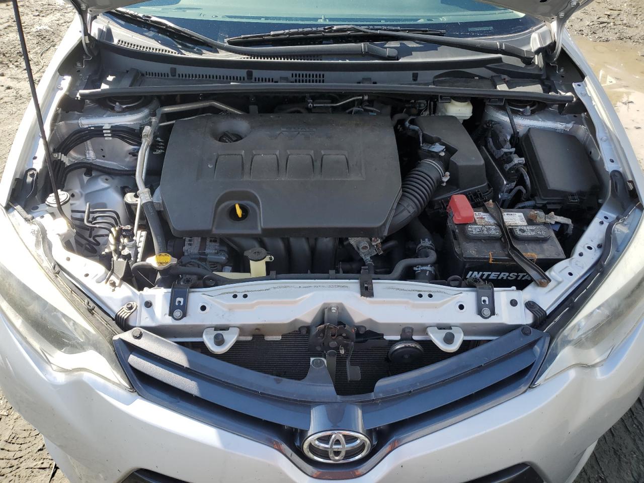 2015 Toyota Corolla Le Silver vin: 5YFBURHE3FP280397