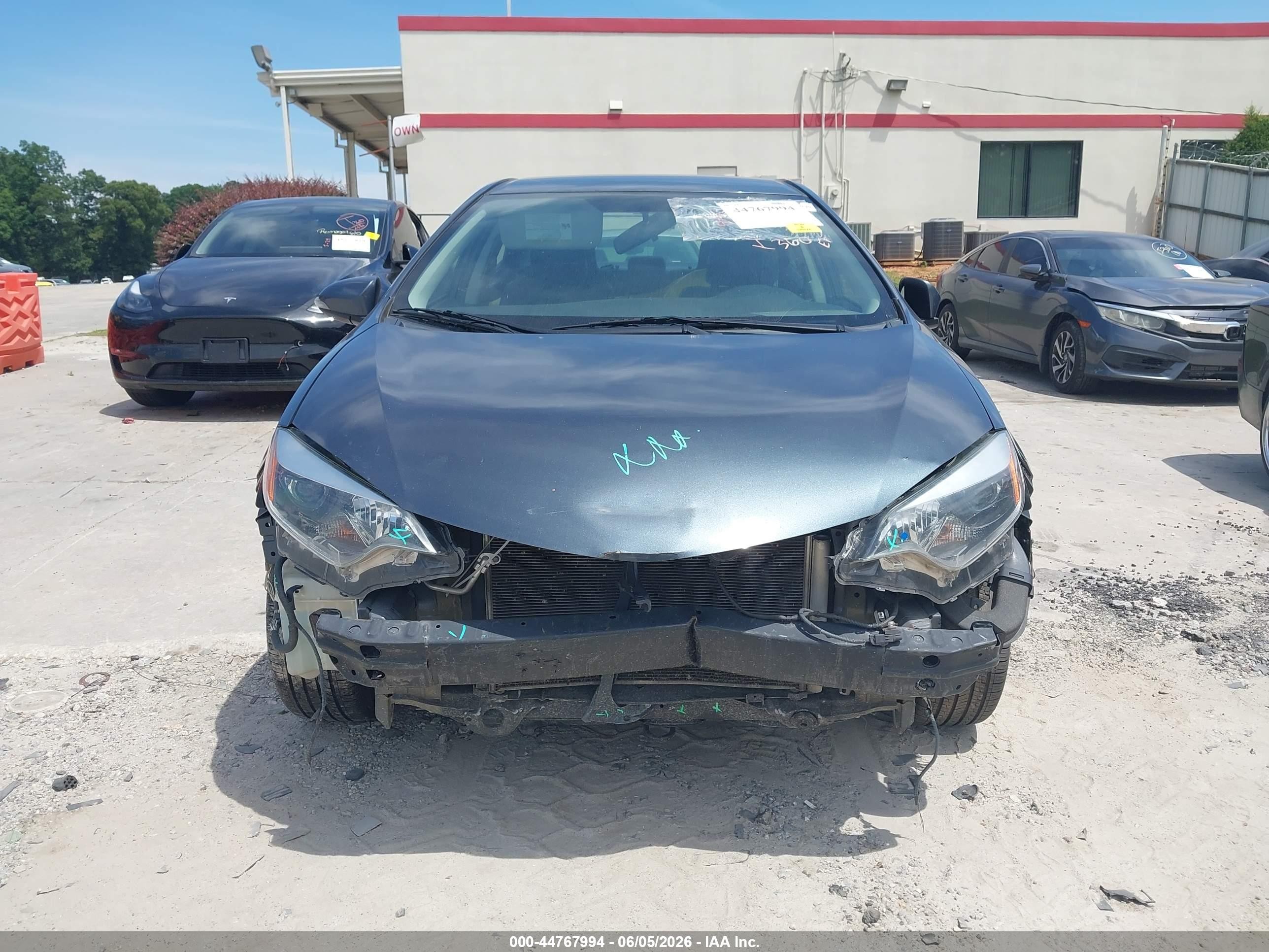 2015 Toyota Corolla S Plus Dark Blue vin: 5YFBURHE3FP305377