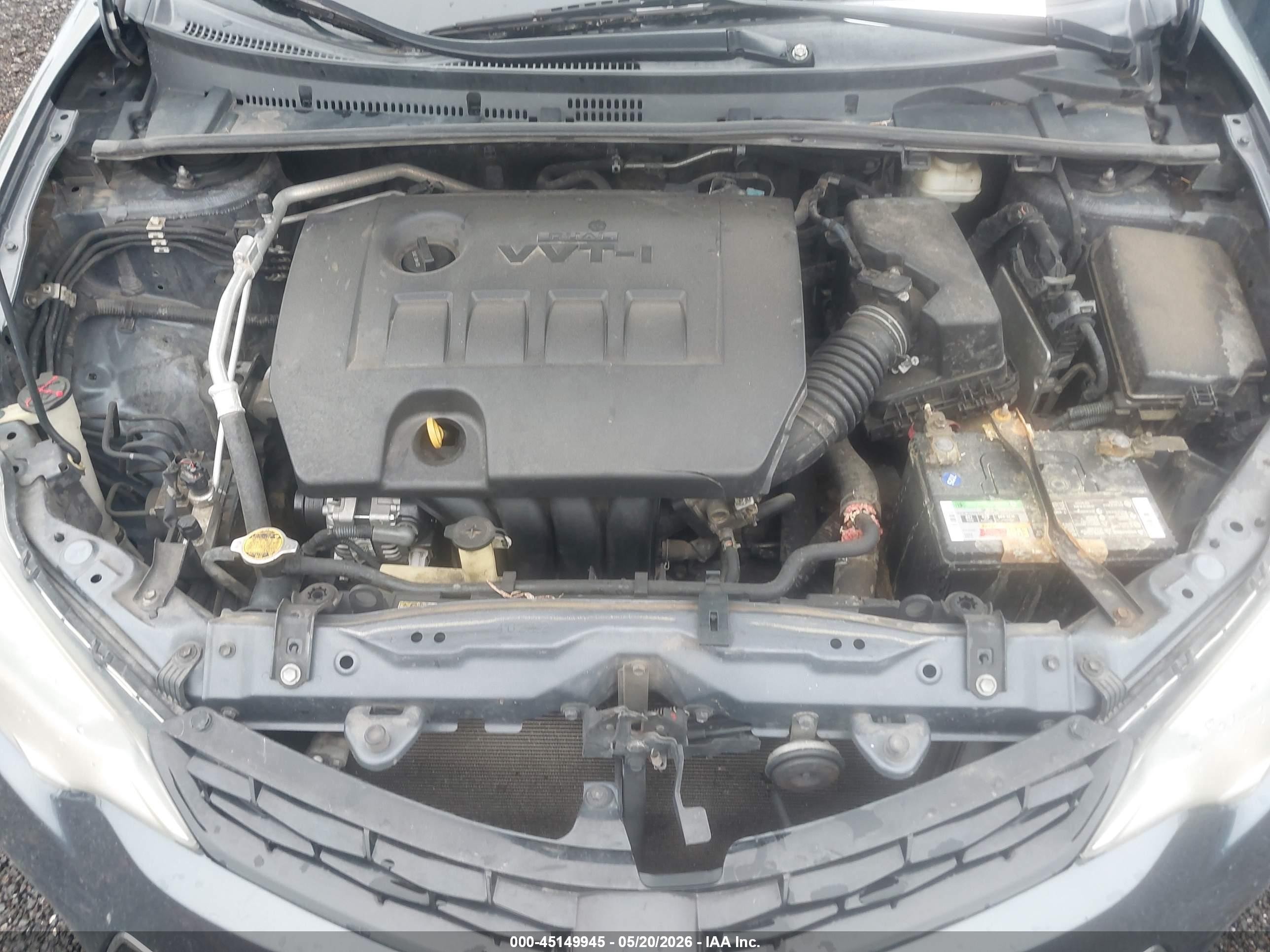 2015 Toyota Corolla S Gray vin: 5YFBURHE3FP315732