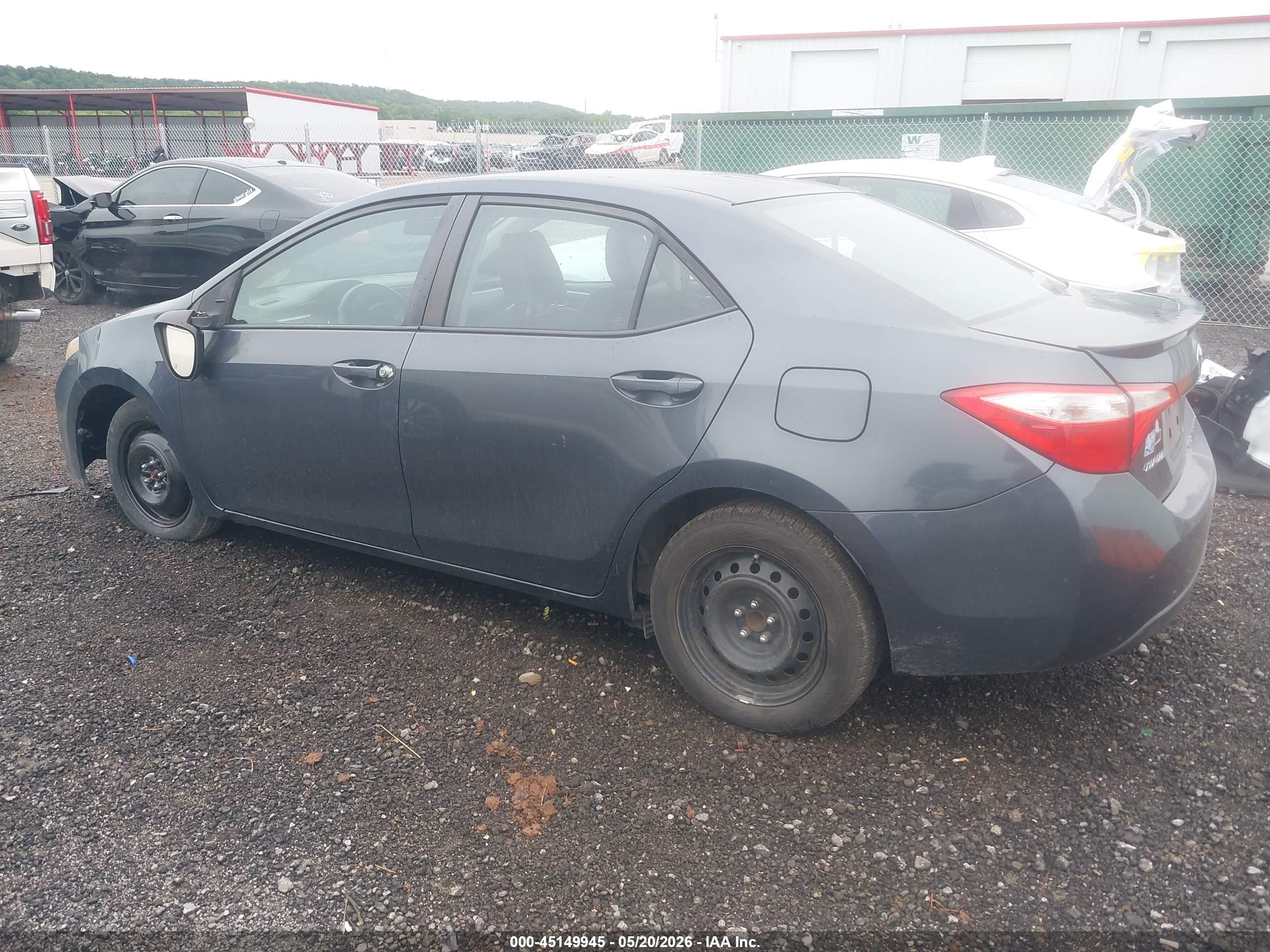 2015 Toyota Corolla S Gray vin: 5YFBURHE3FP315732