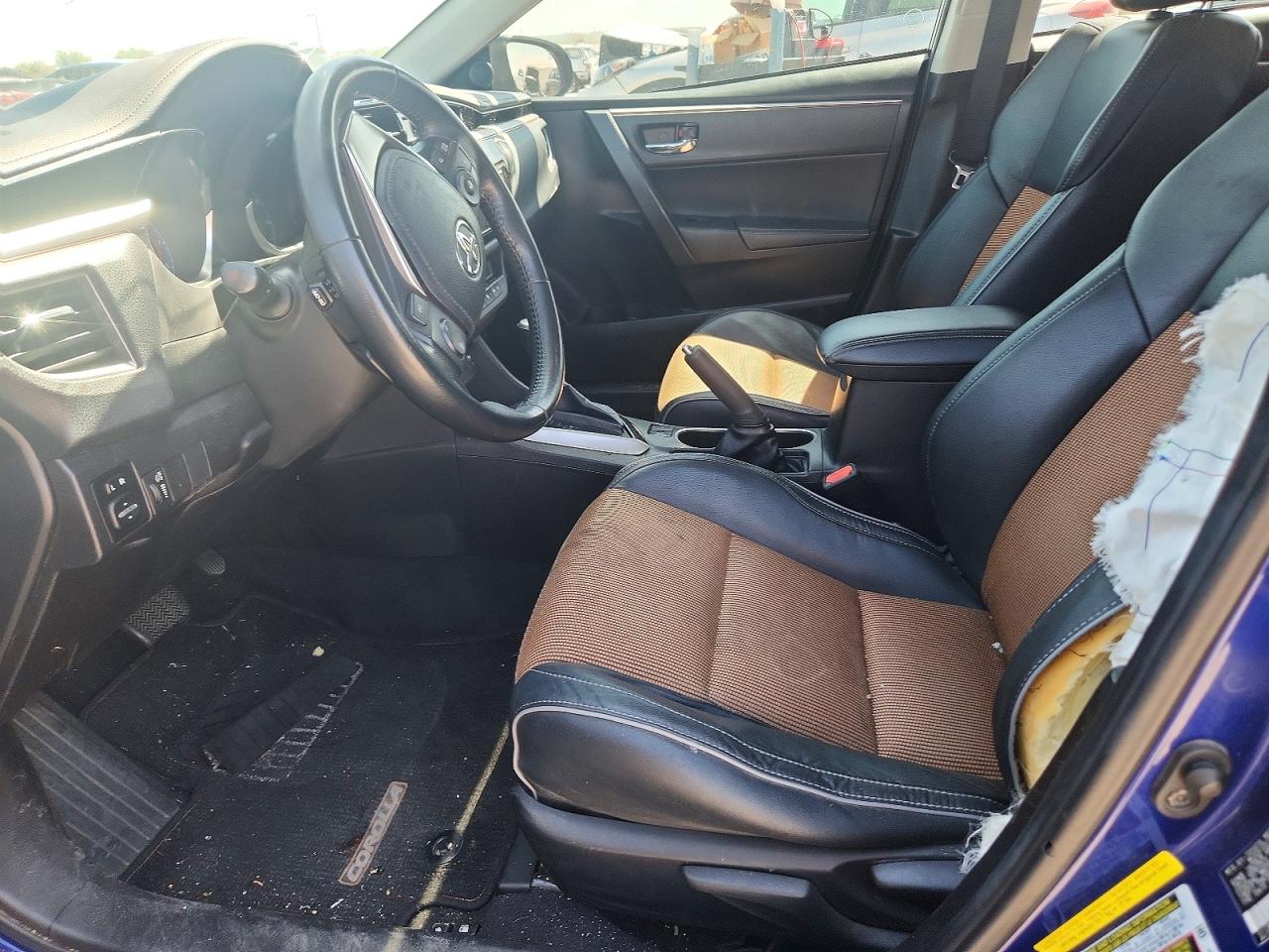 2014 Toyota Corolla S Plus Blue vin: 5YFBURHE4EP009444