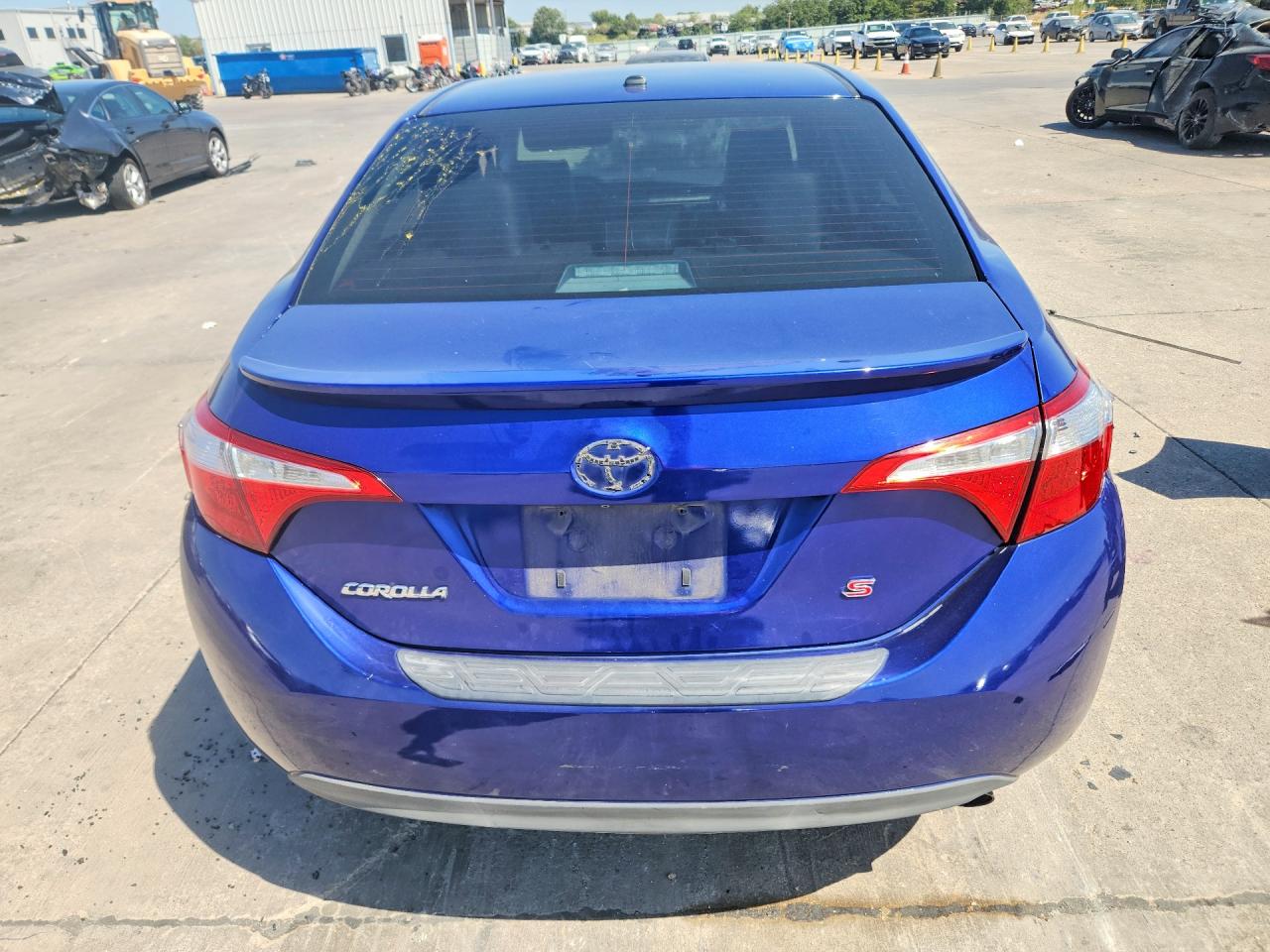 2014 Toyota Corolla S Plus Blue vin: 5YFBURHE4EP009444