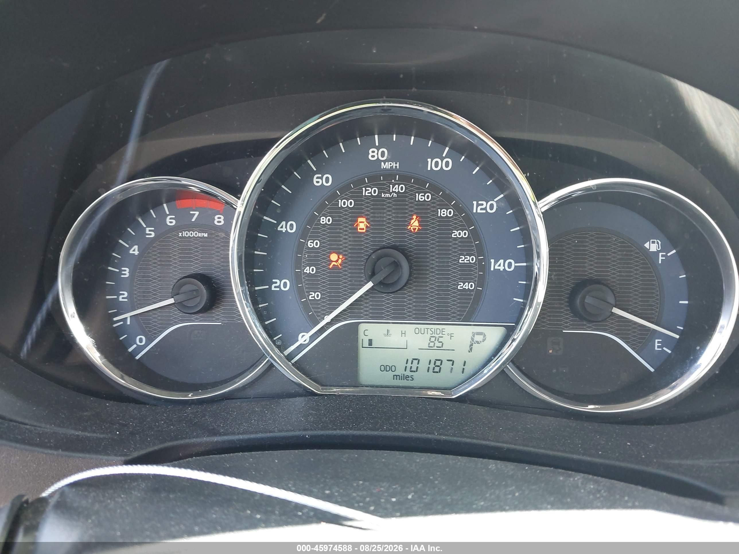 2014 Toyota Corolla Le Plus Blue vin: 5YFBURHE4EP014322