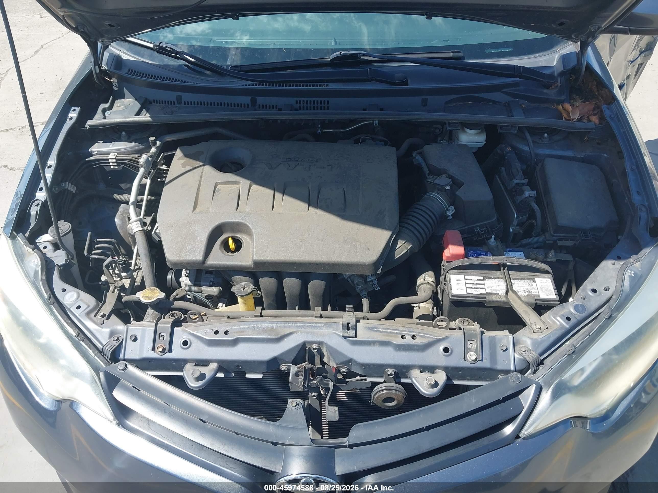 2014 Toyota Corolla Le Plus Blue vin: 5YFBURHE4EP014322