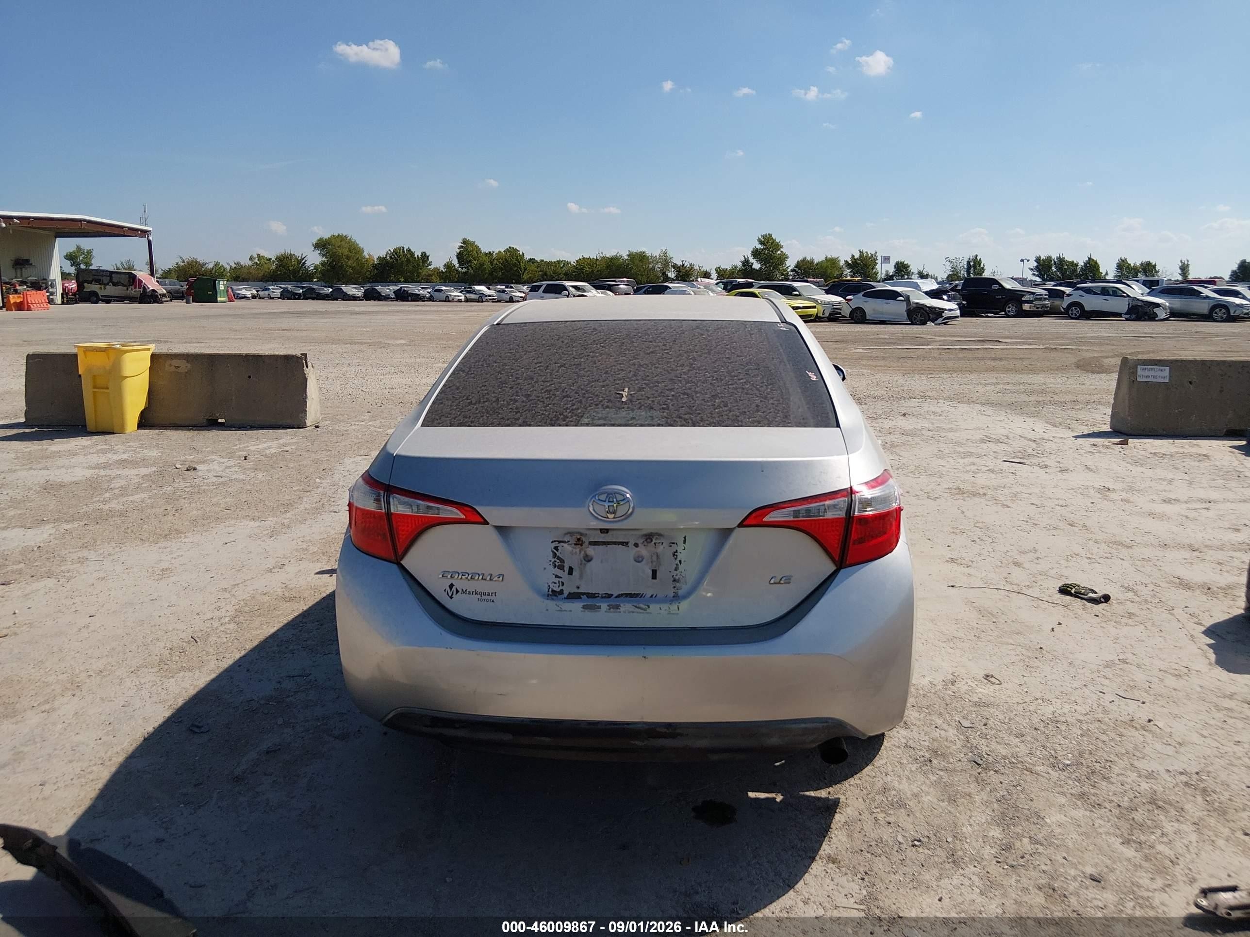 2014 Toyota Corolla Le Silver vin: 5YFBURHE4EP027619