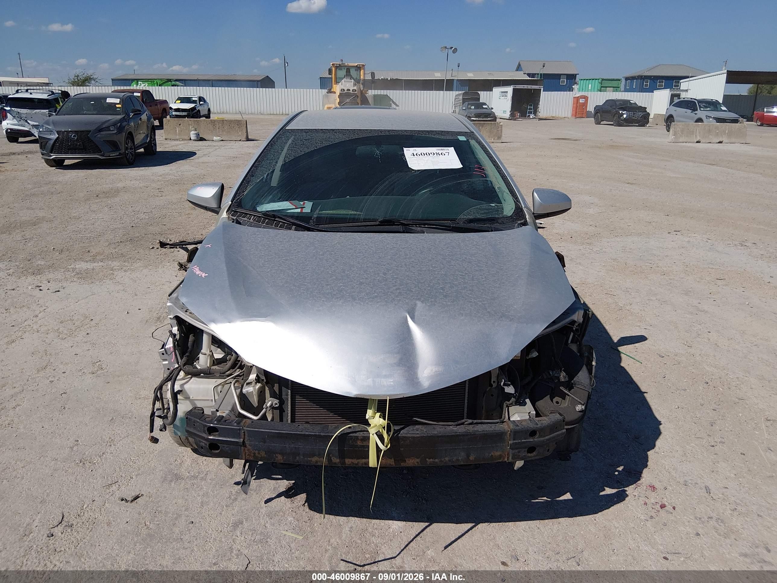 2014 Toyota Corolla Le Silver vin: 5YFBURHE4EP027619