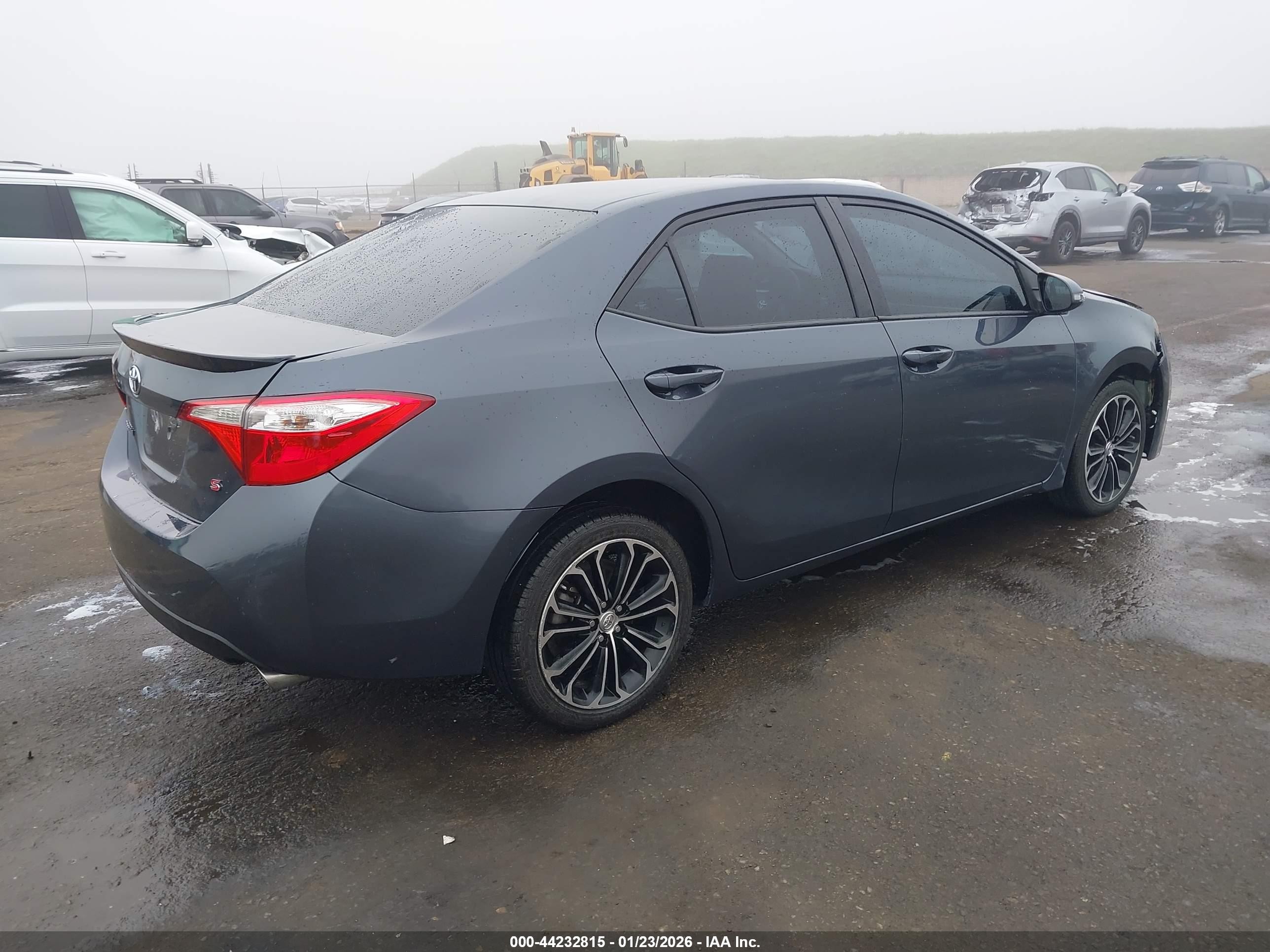 2014 Toyota Corolla S Plus Blue vin: 5YFBURHE4EP041259