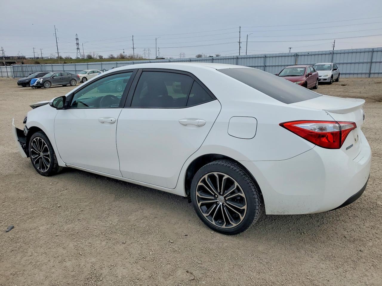 2014 Toyota Corolla S Plus White vin: 5YFBURHE4EP055520