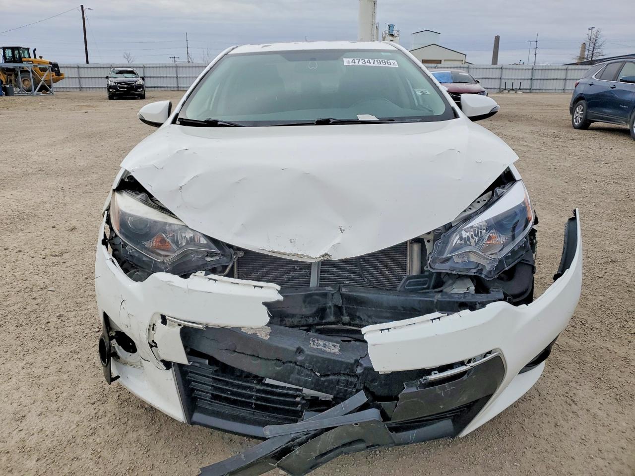 2014 Toyota Corolla S Plus White vin: 5YFBURHE4EP055520