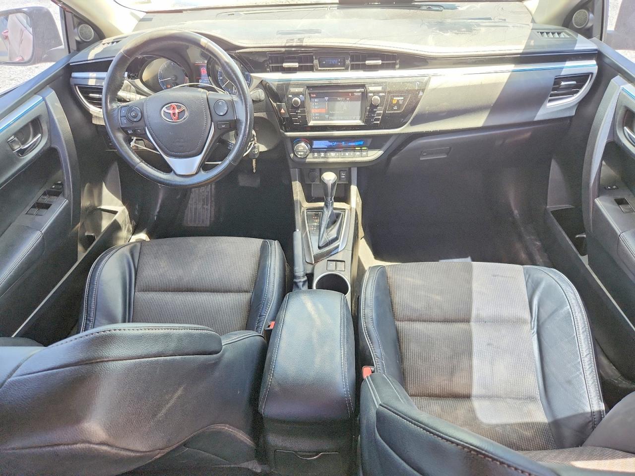 2014 Toyota Corolla S Plus Red vin: 5YFBURHE4EP064248
