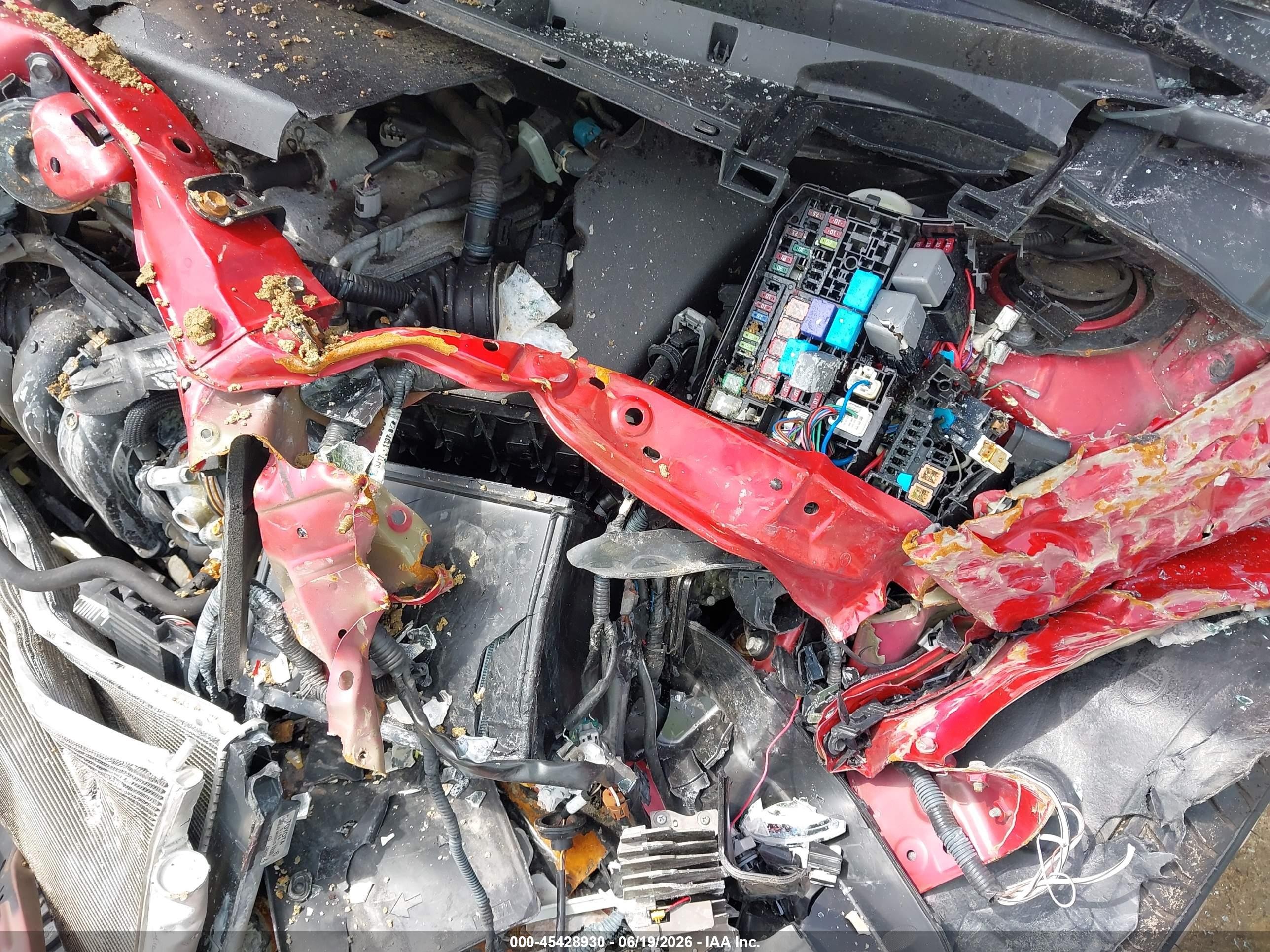 2014 Toyota Corolla Le Red vin: 5YFBURHE4EP064475