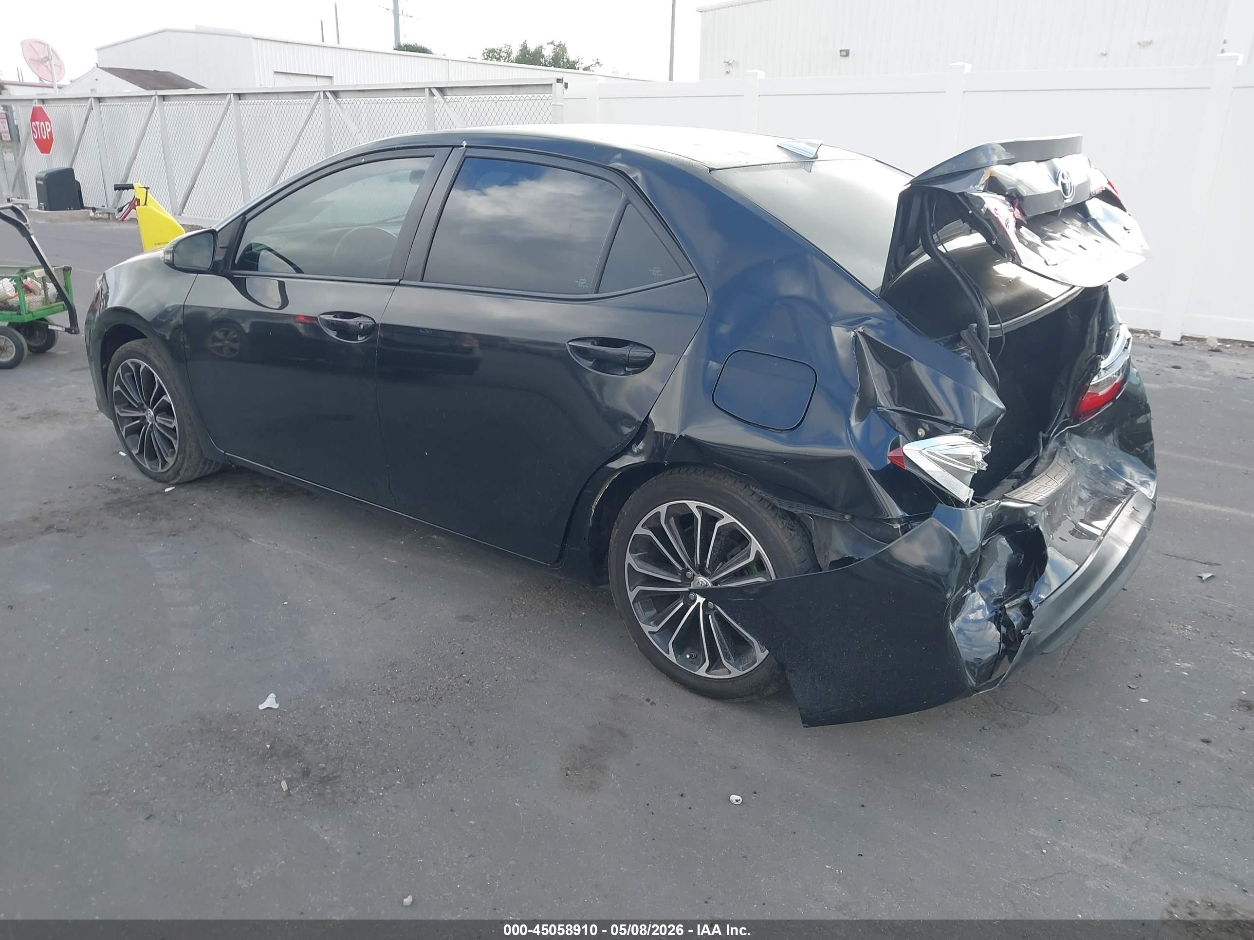 2014 Toyota Corolla S Plus Черный vin: 5YFBURHE4EP066212