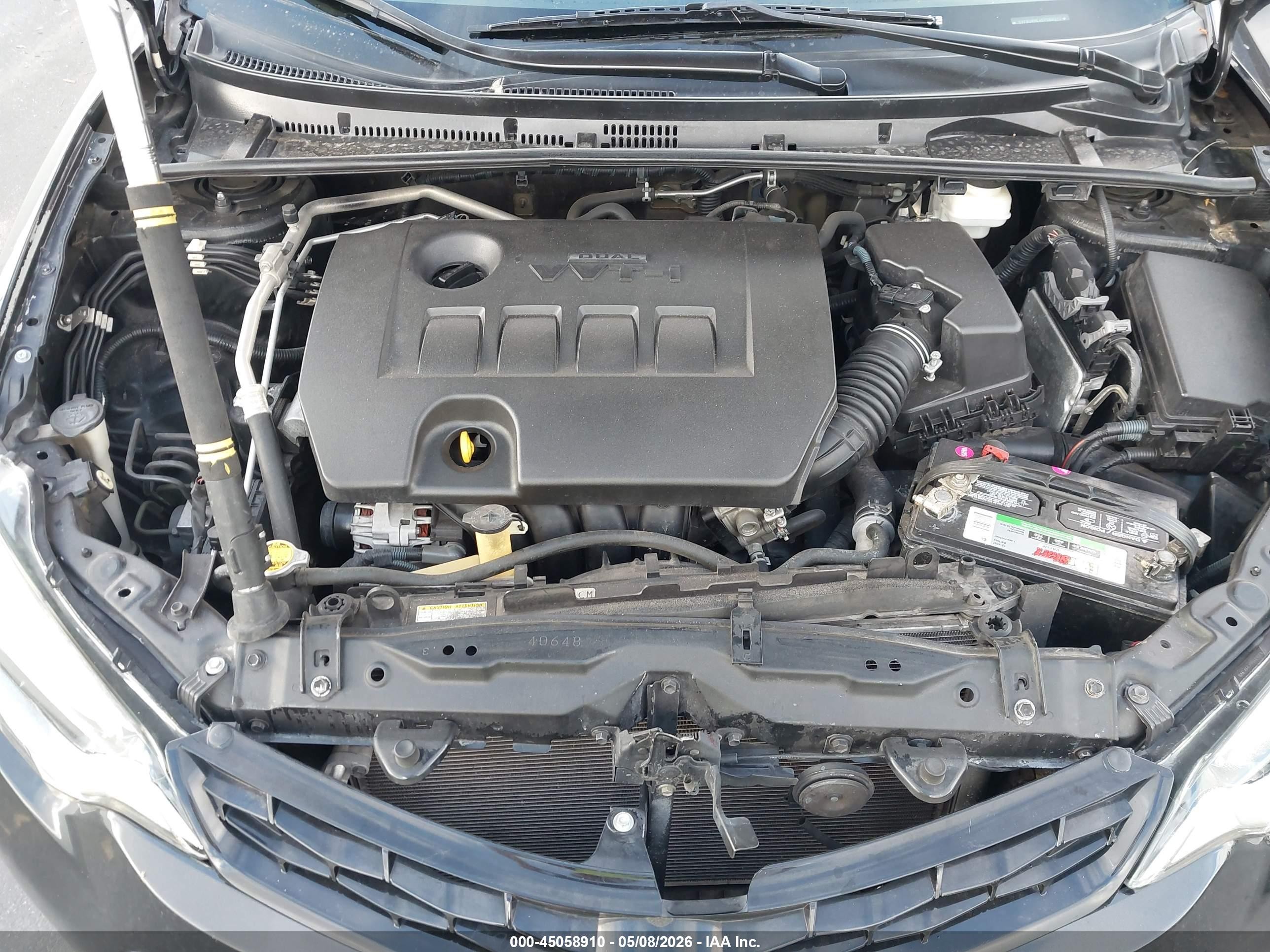 2014 Toyota Corolla S Plus Черный vin: 5YFBURHE4EP066212
