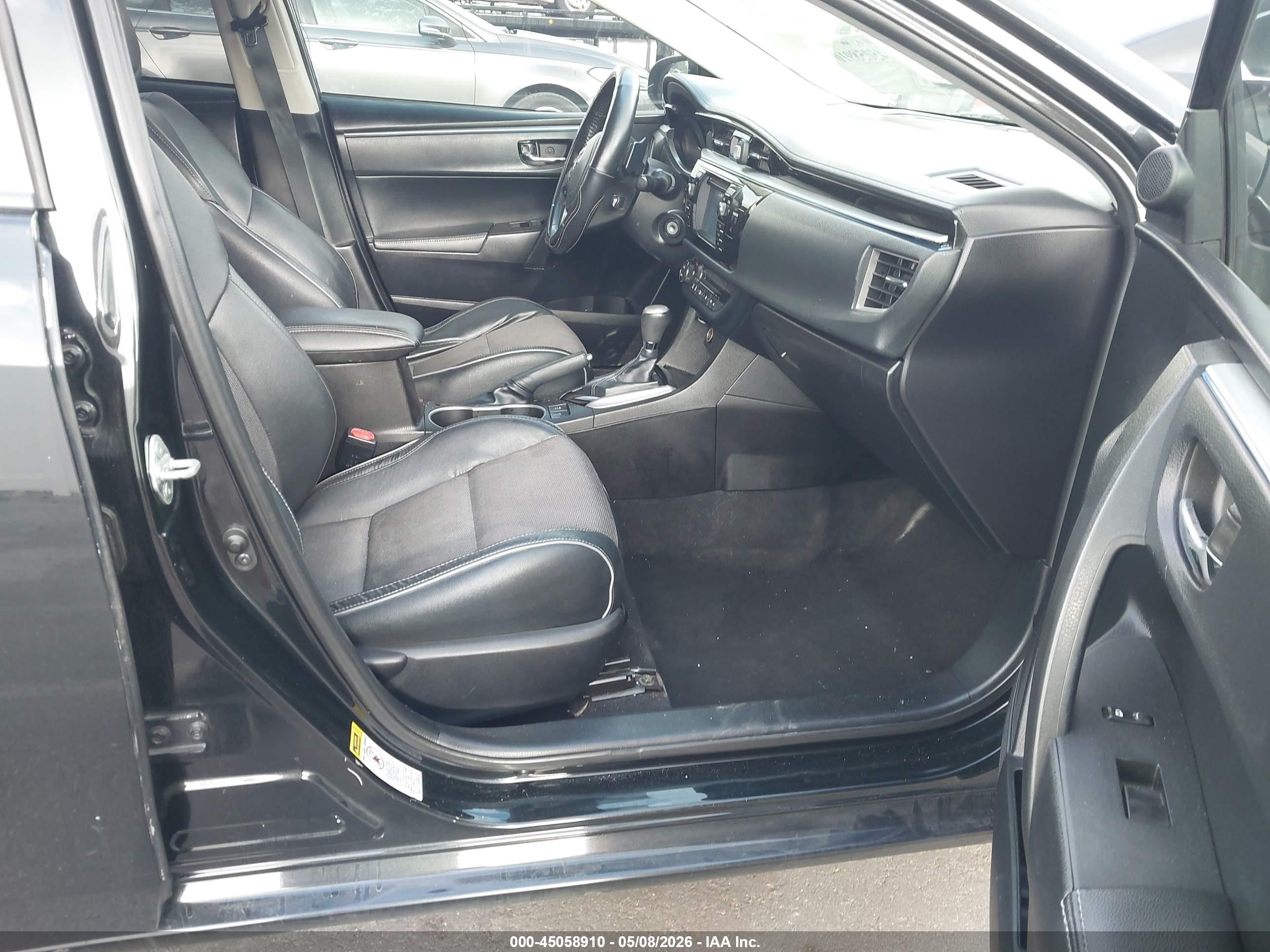 2014 Toyota Corolla S Plus Черный vin: 5YFBURHE4EP066212