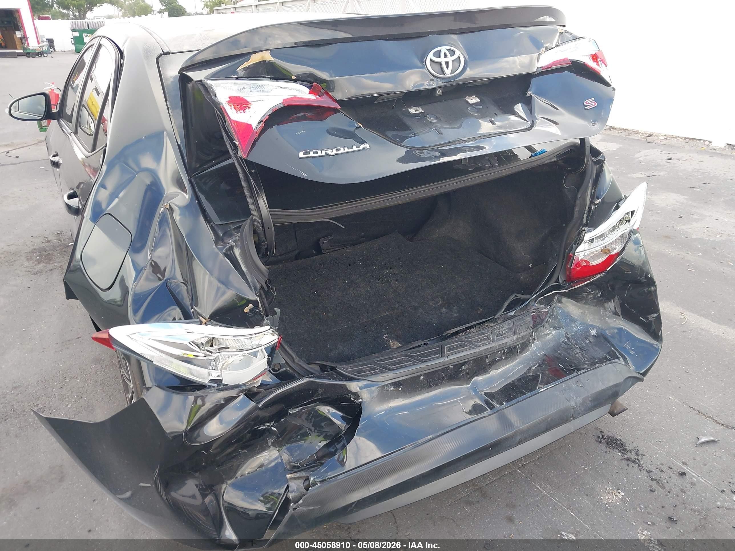 2014 Toyota Corolla S Plus Черный vin: 5YFBURHE4EP066212