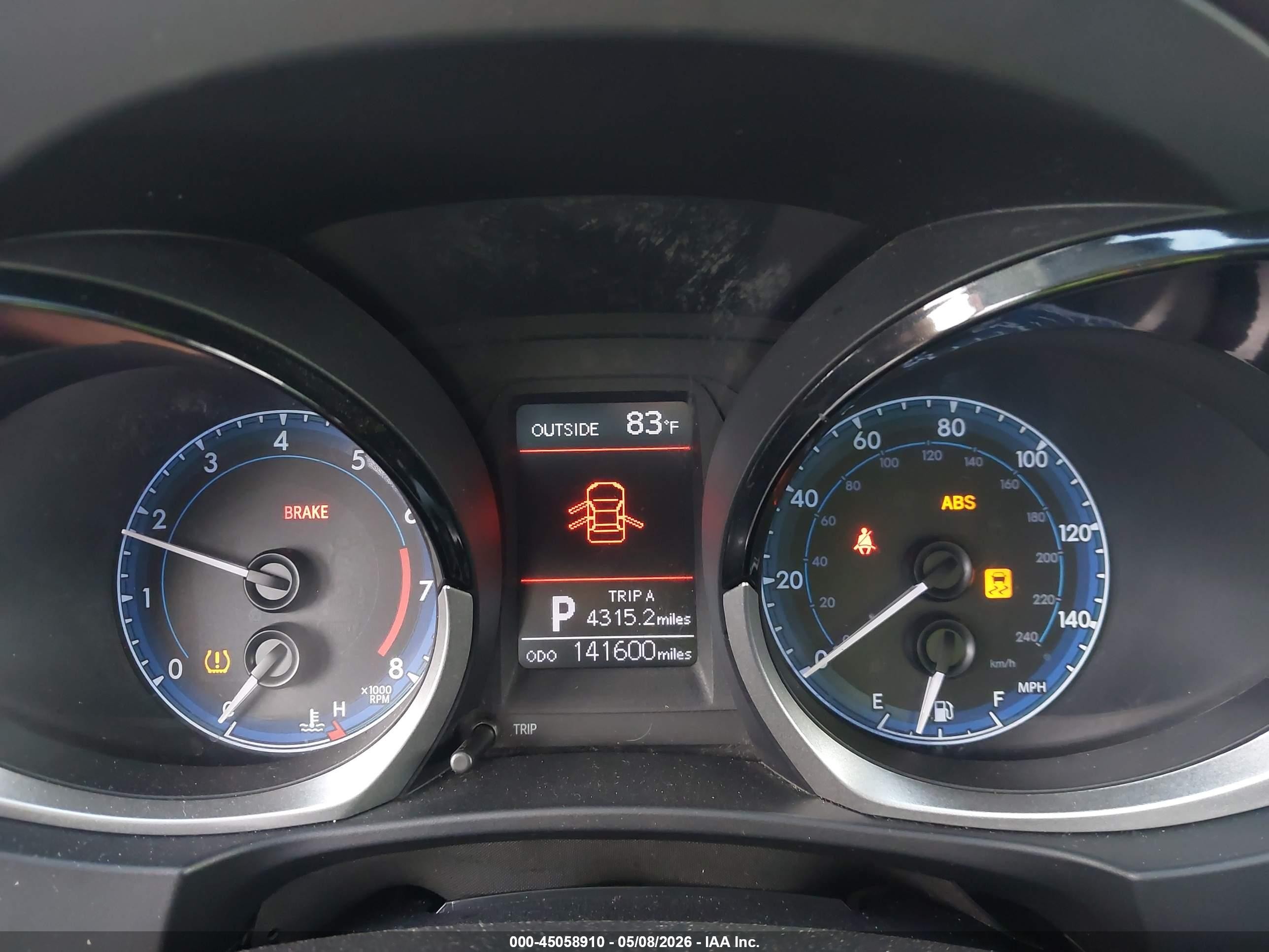 2014 Toyota Corolla S Plus Черный vin: 5YFBURHE4EP066212