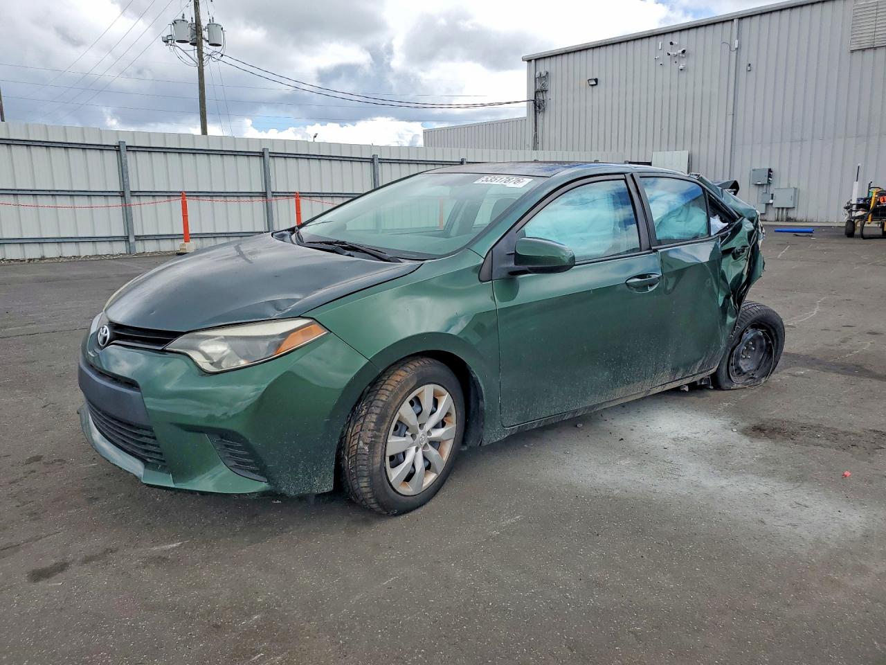 2014 Toyota Corolla Le Green vin: 5YFBURHE4EP092793