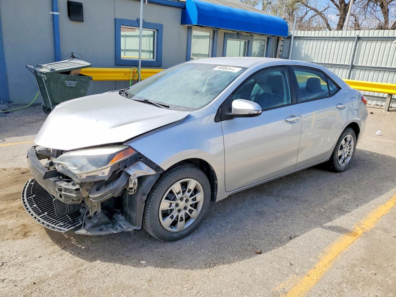 2014 Toyota Corolla S Silver vin: 5YFBURHE4EP093913