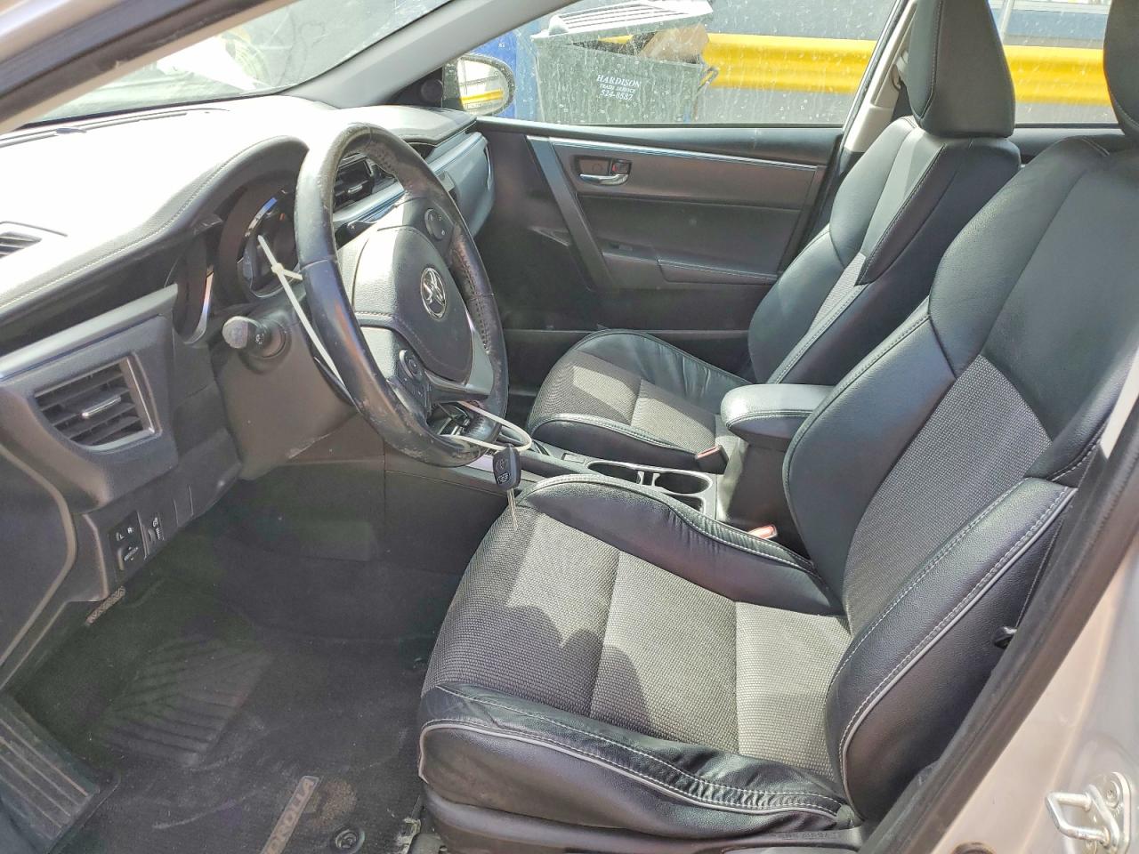 2014 Toyota Corolla S Silver vin: 5YFBURHE4EP093913