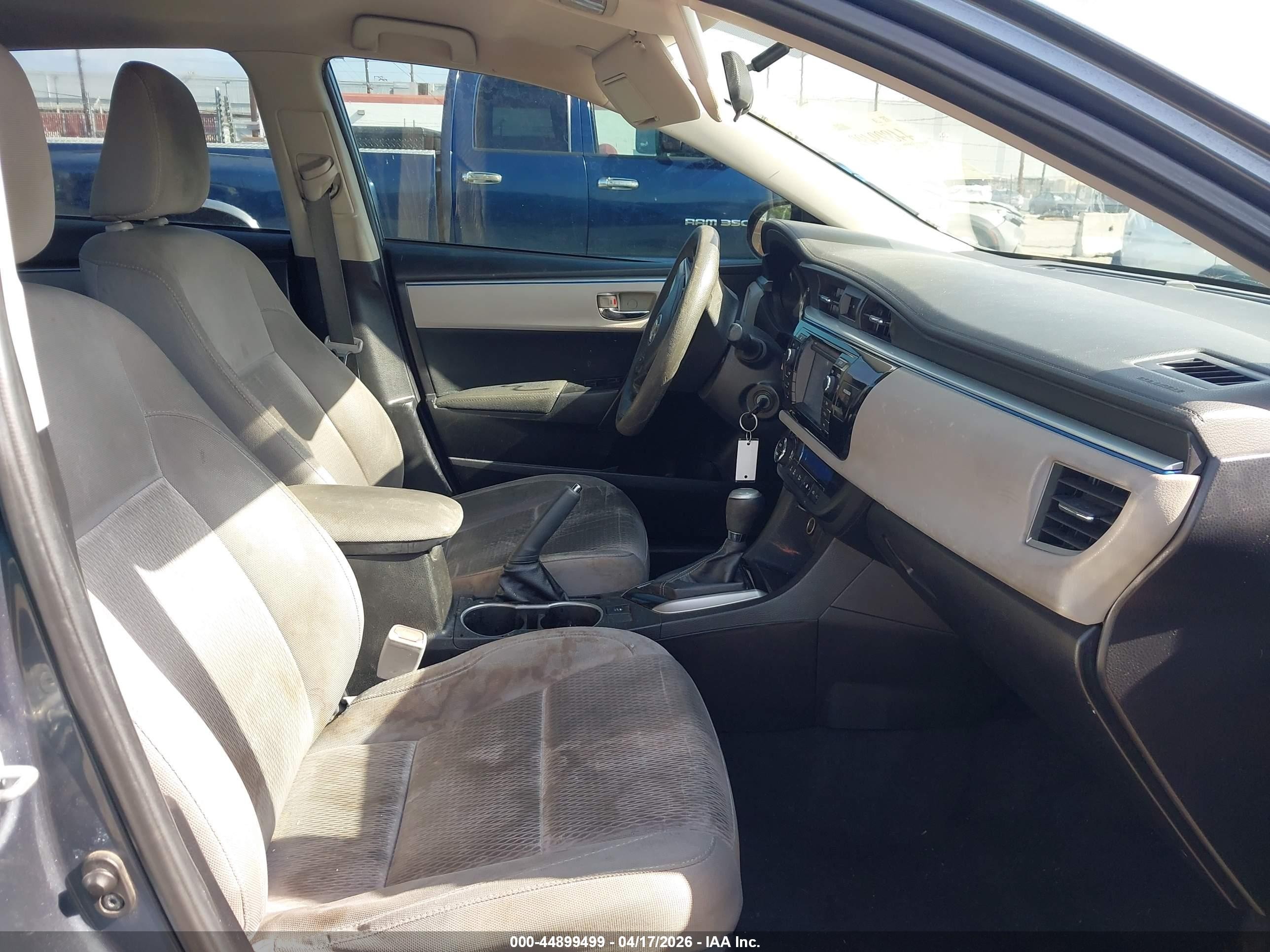 2014 Toyota Corolla Le Plus Gray vin: 5YFBURHE4EP094043