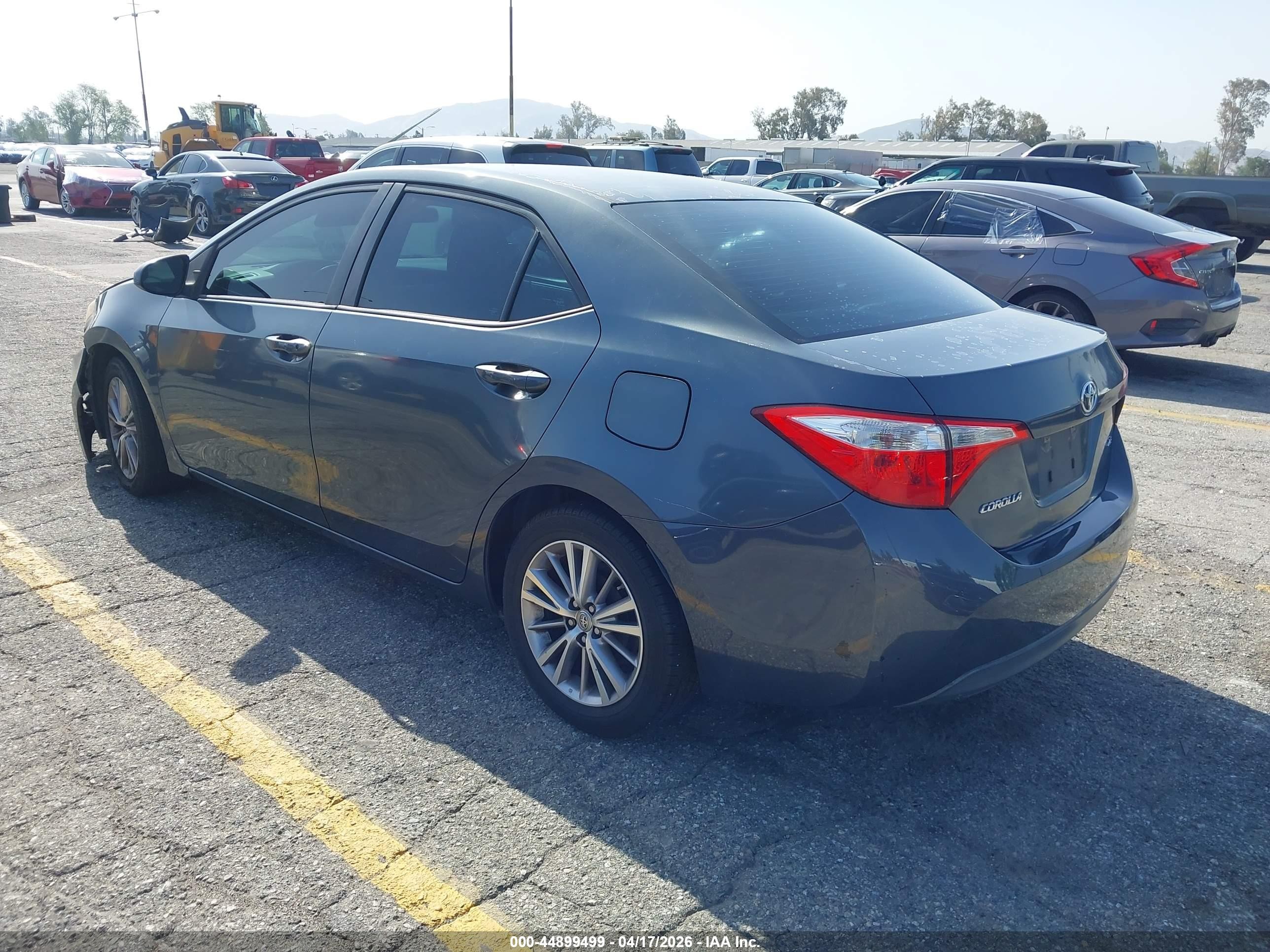 2014 Toyota Corolla Le Plus Gray vin: 5YFBURHE4EP094043