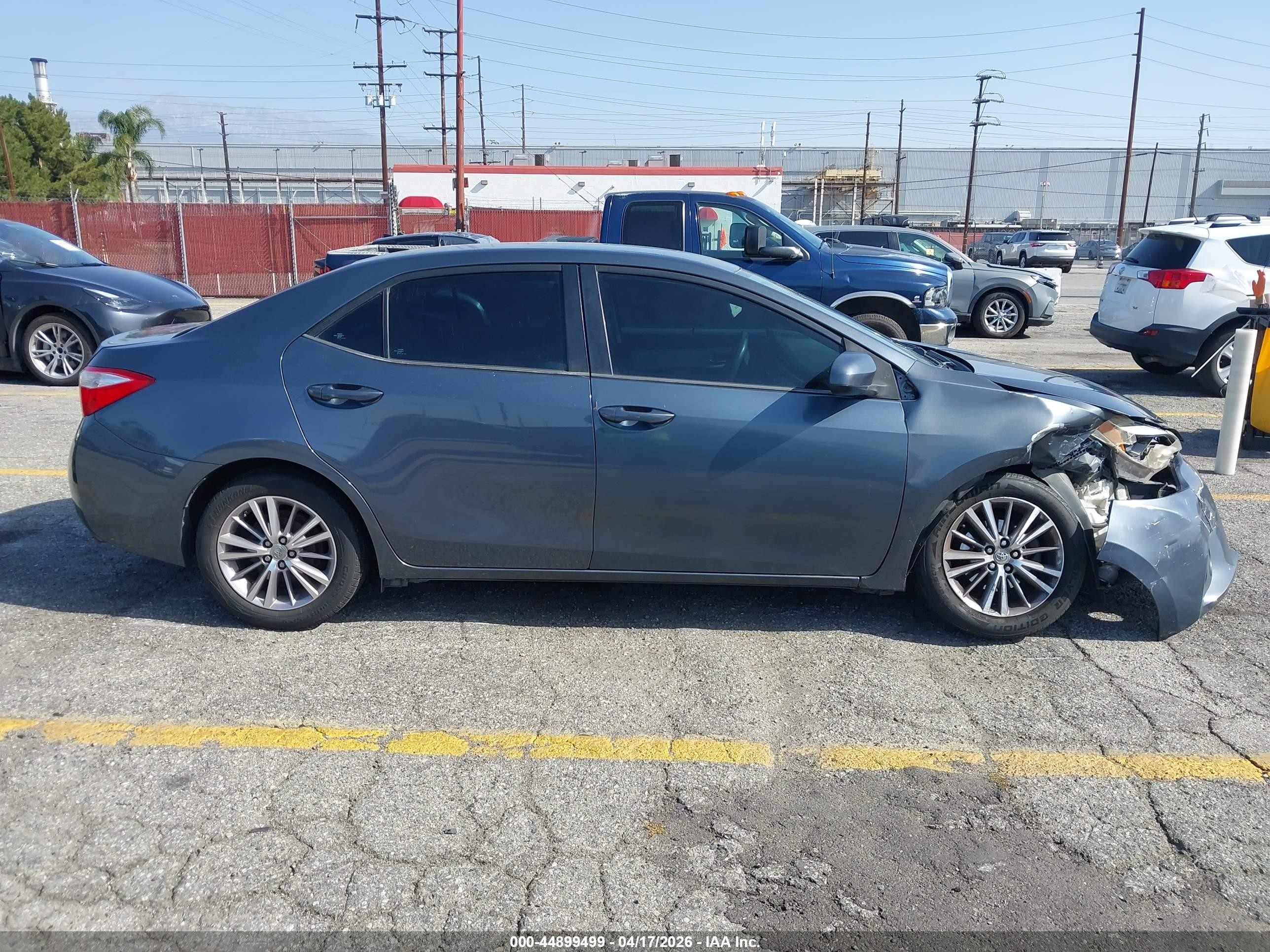 2014 Toyota Corolla Le Plus Gray vin: 5YFBURHE4EP094043
