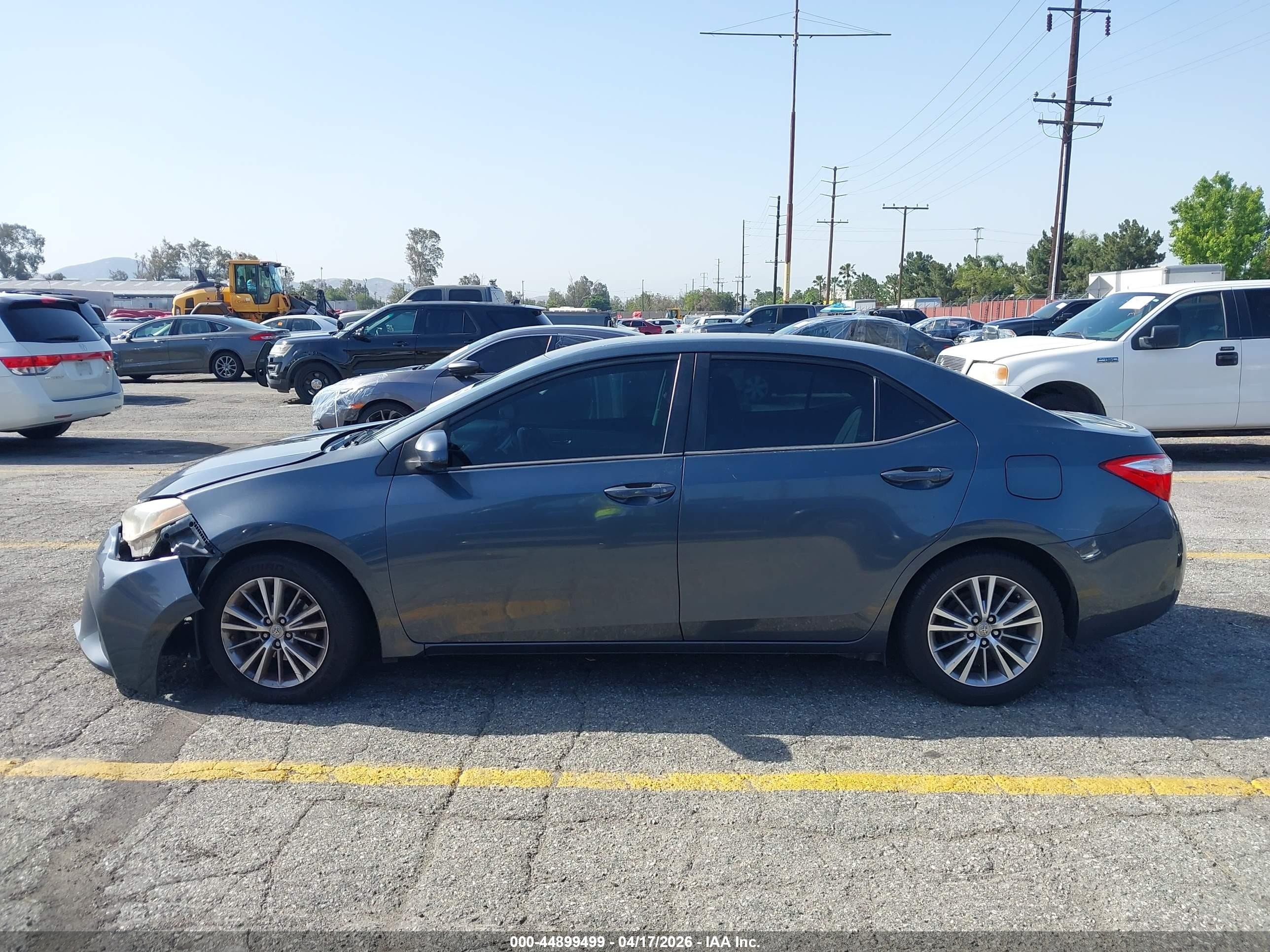 2014 Toyota Corolla Le Plus Gray vin: 5YFBURHE4EP094043
