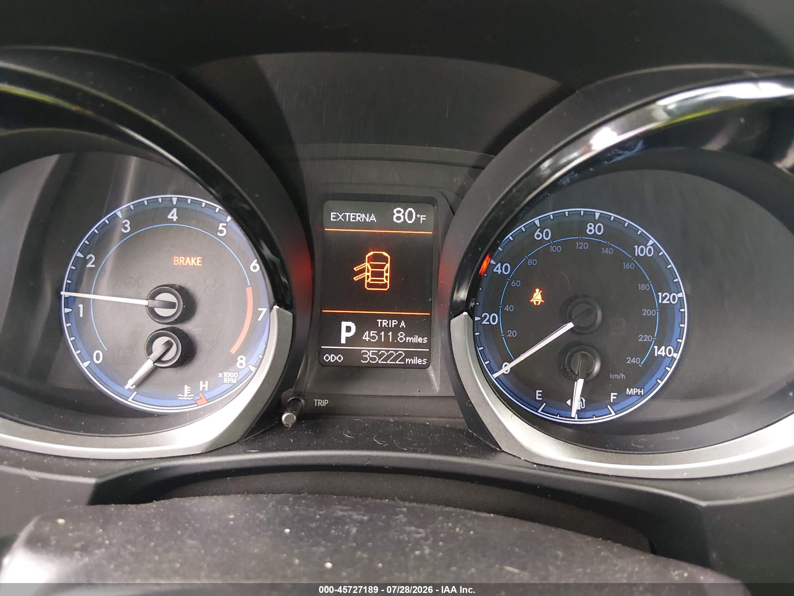 2014 Toyota Corolla S Plus Red vin: 5YFBURHE4EP099677
