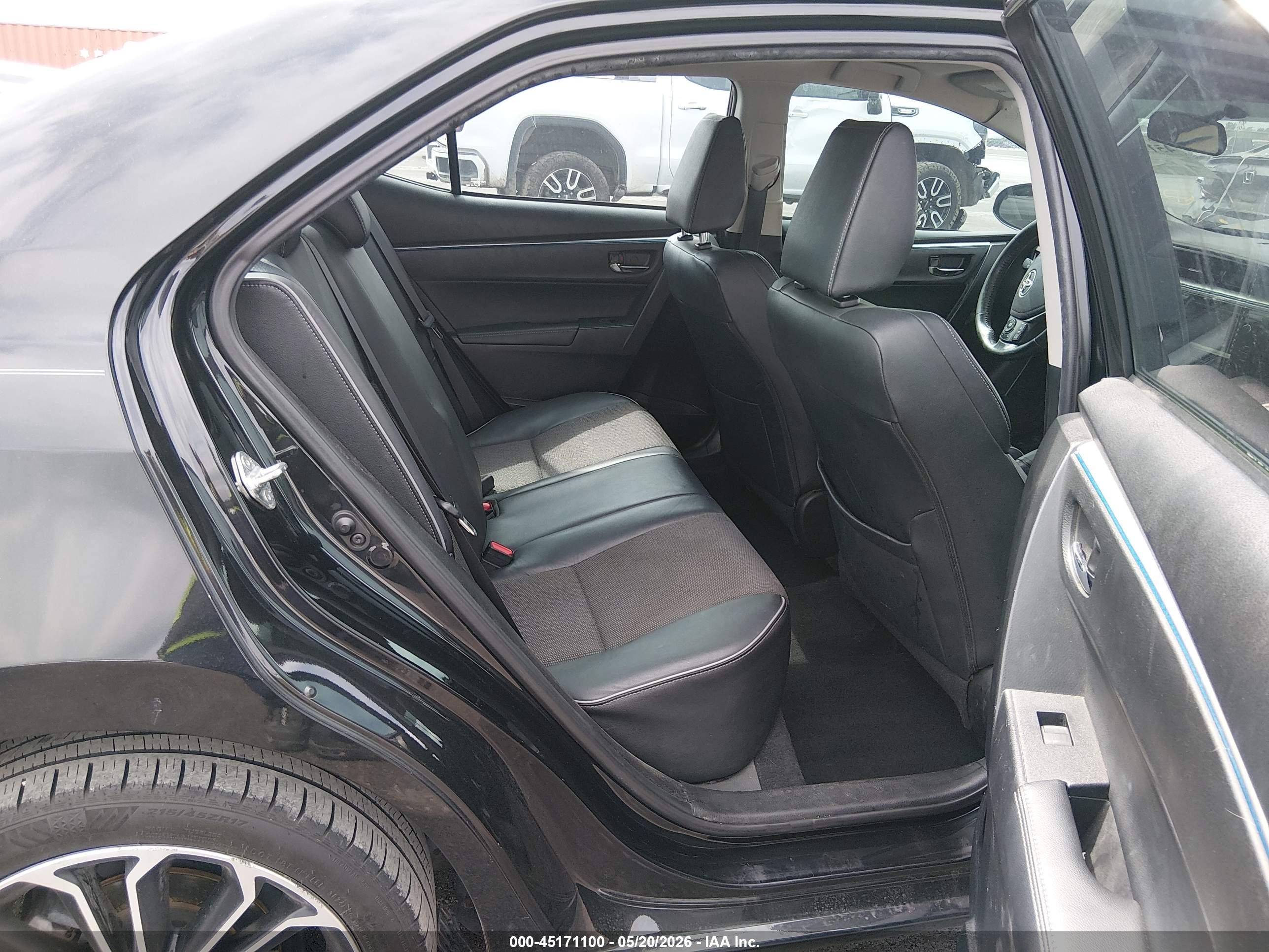 2014 Toyota Corolla S Plus Black vin: 5YFBURHE4EP102030