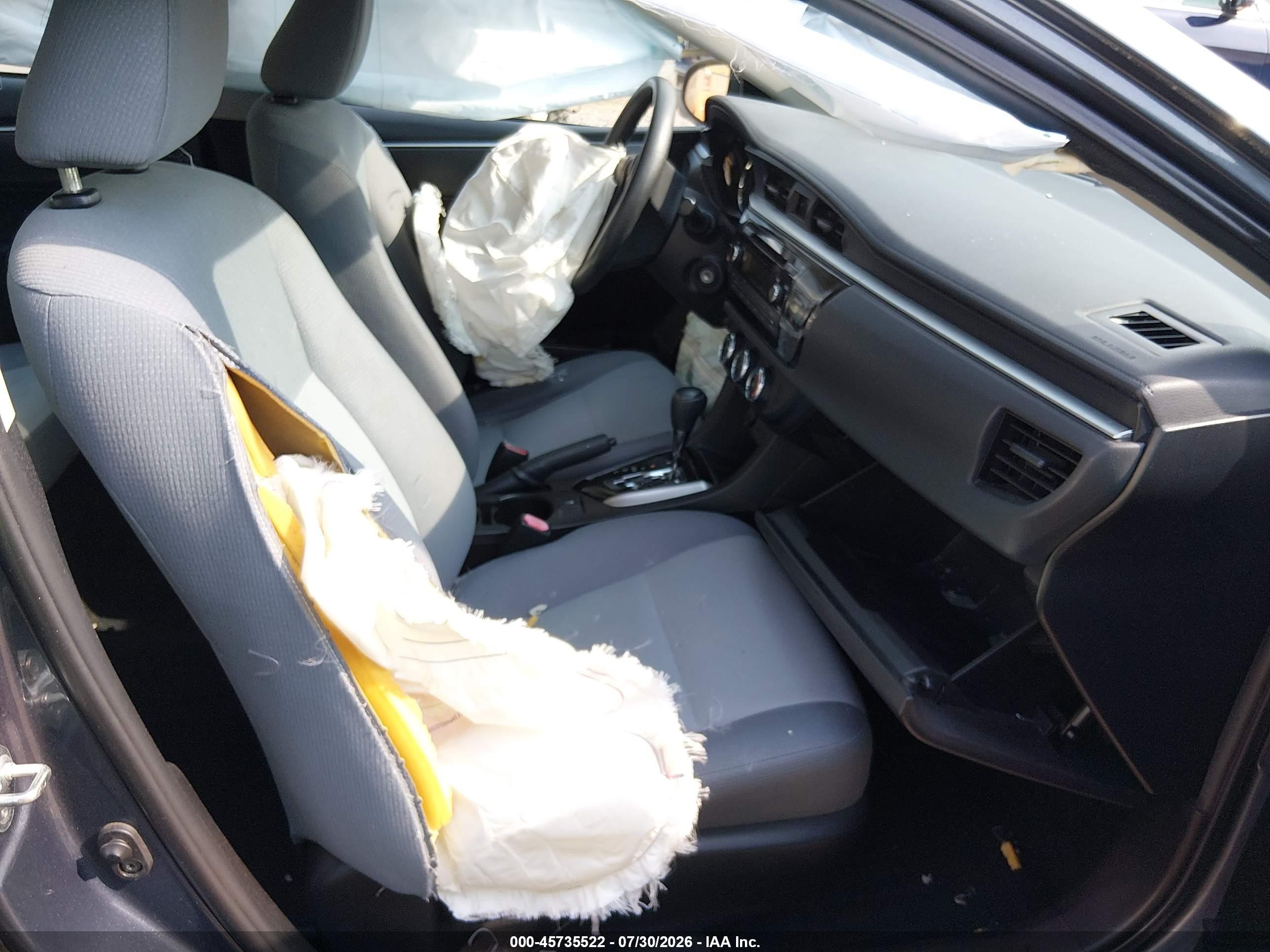 2014 Toyota Corolla L Blue vin: 5YFBURHE4EP102867