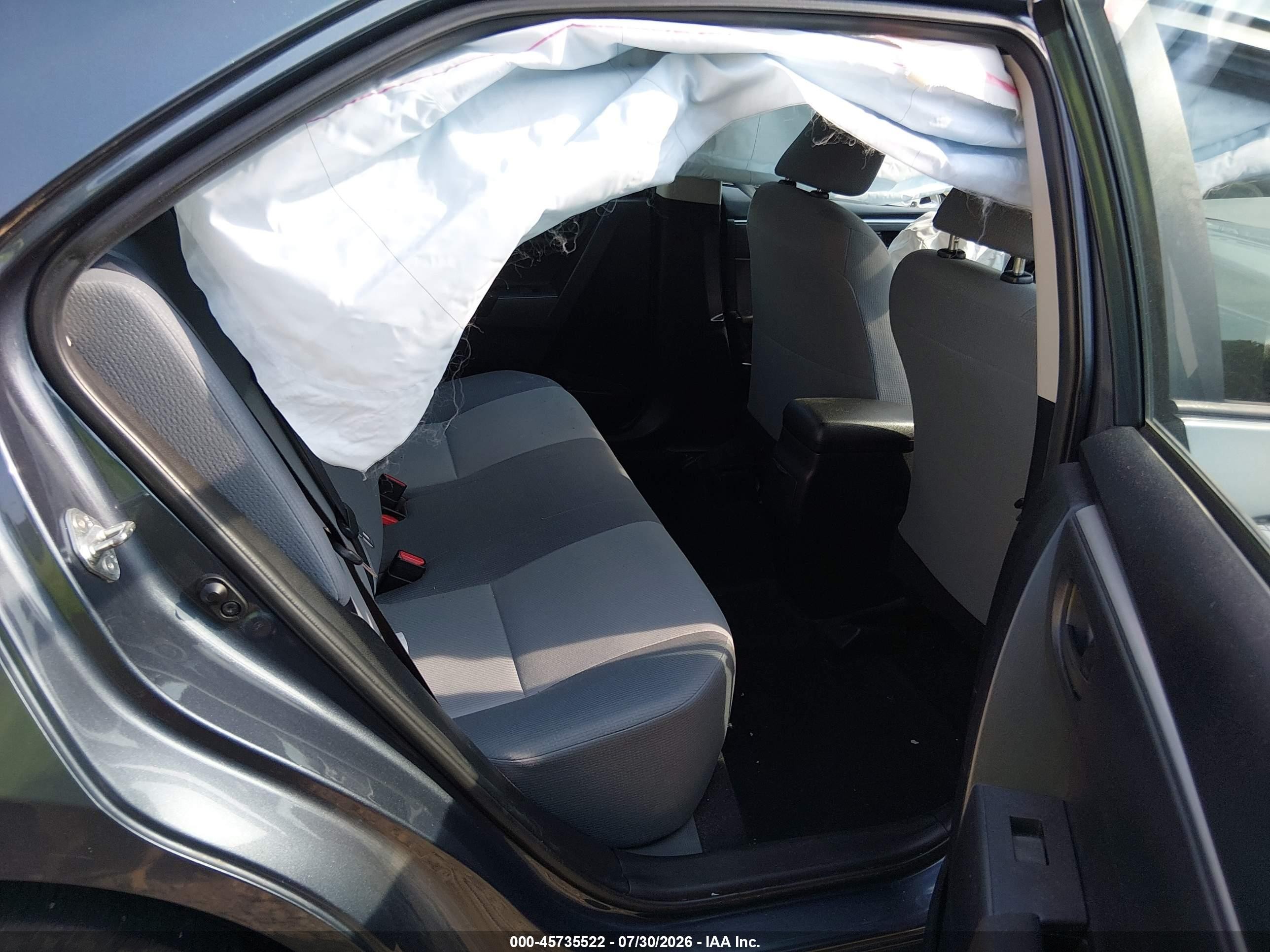2014 Toyota Corolla L Blue vin: 5YFBURHE4EP102867