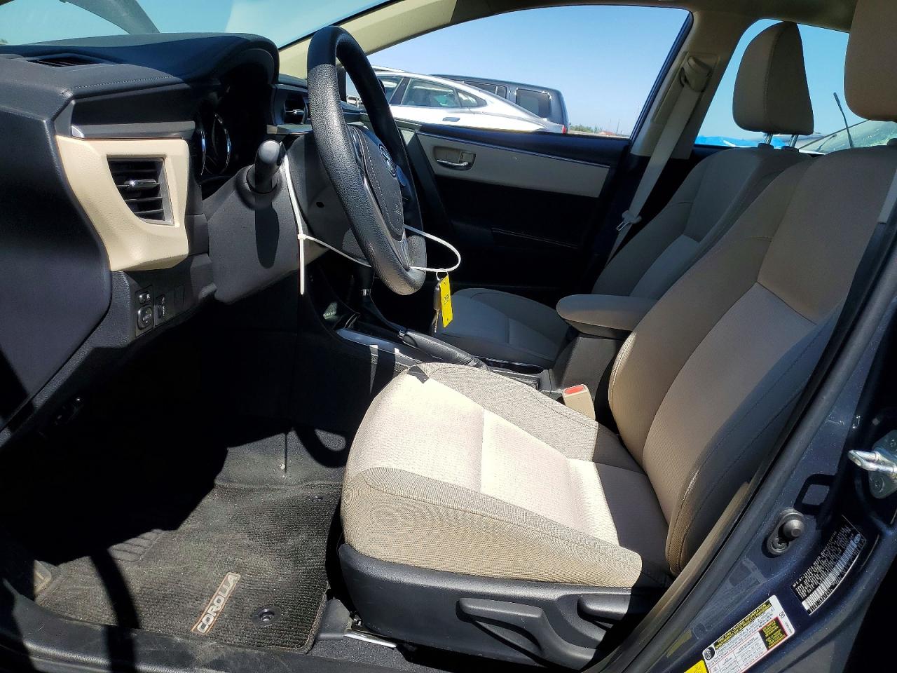 2014 Toyota Corolla Le Gray vin: 5YFBURHE4EP104294