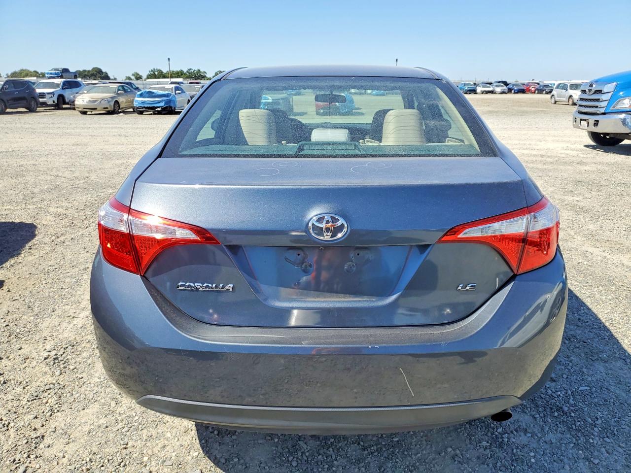 2014 Toyota Corolla Le Gray vin: 5YFBURHE4EP104294