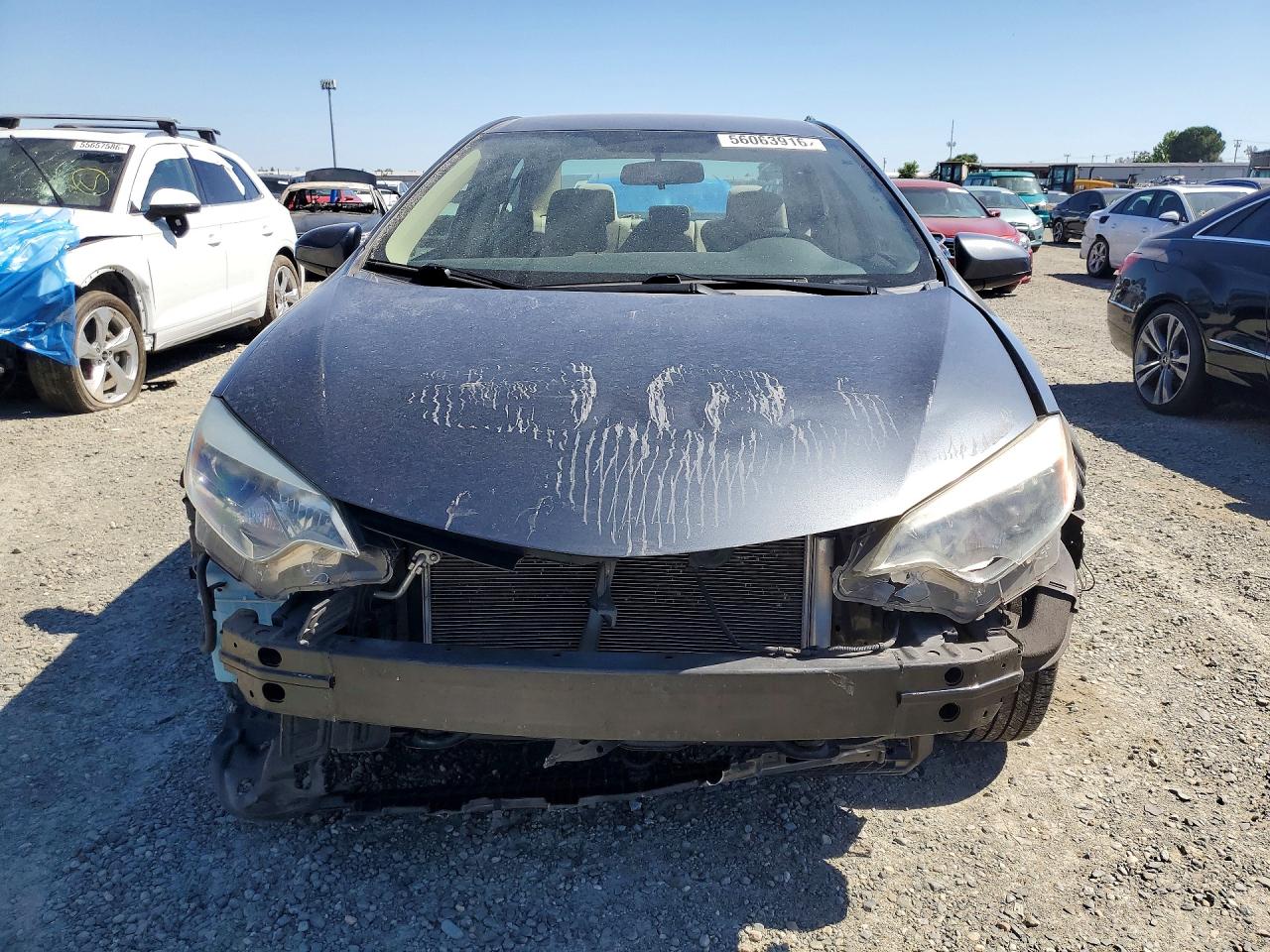 2014 Toyota Corolla Le Gray vin: 5YFBURHE4EP104294