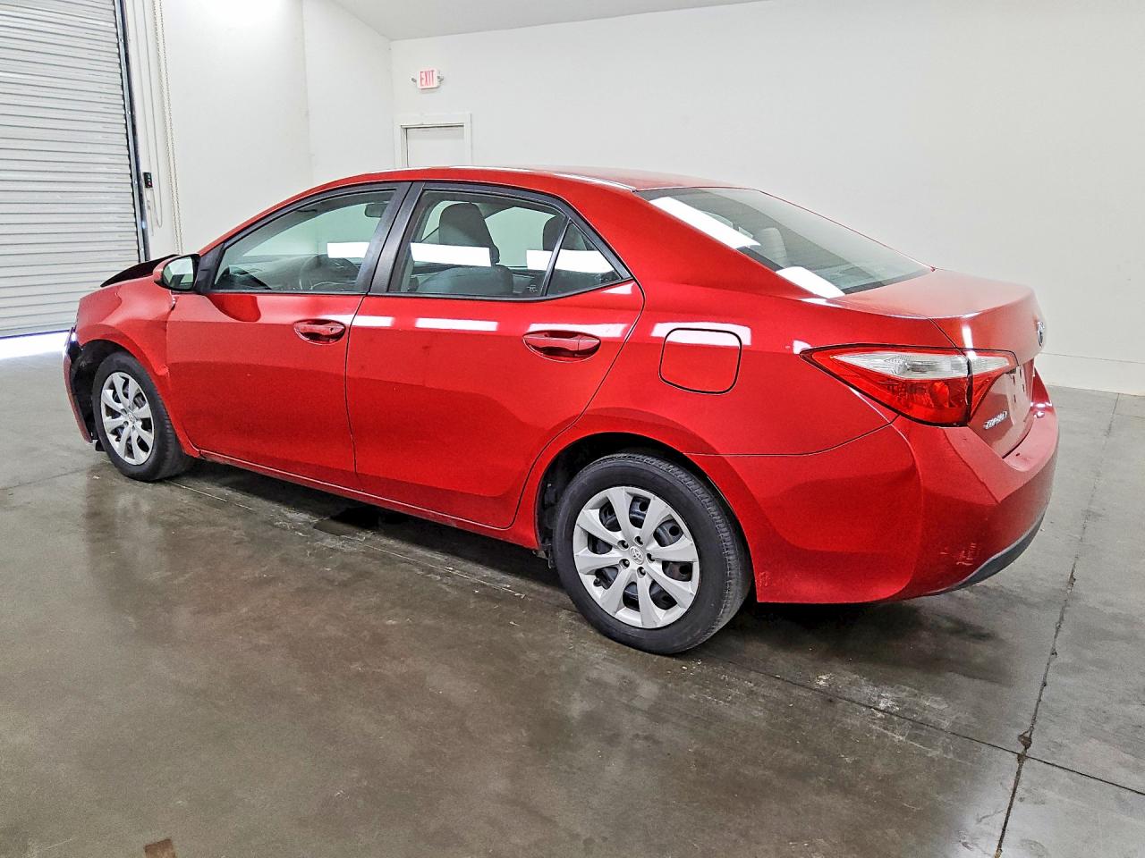 2014 Toyota Corolla Le Red vin: 5YFBURHE4EP112377