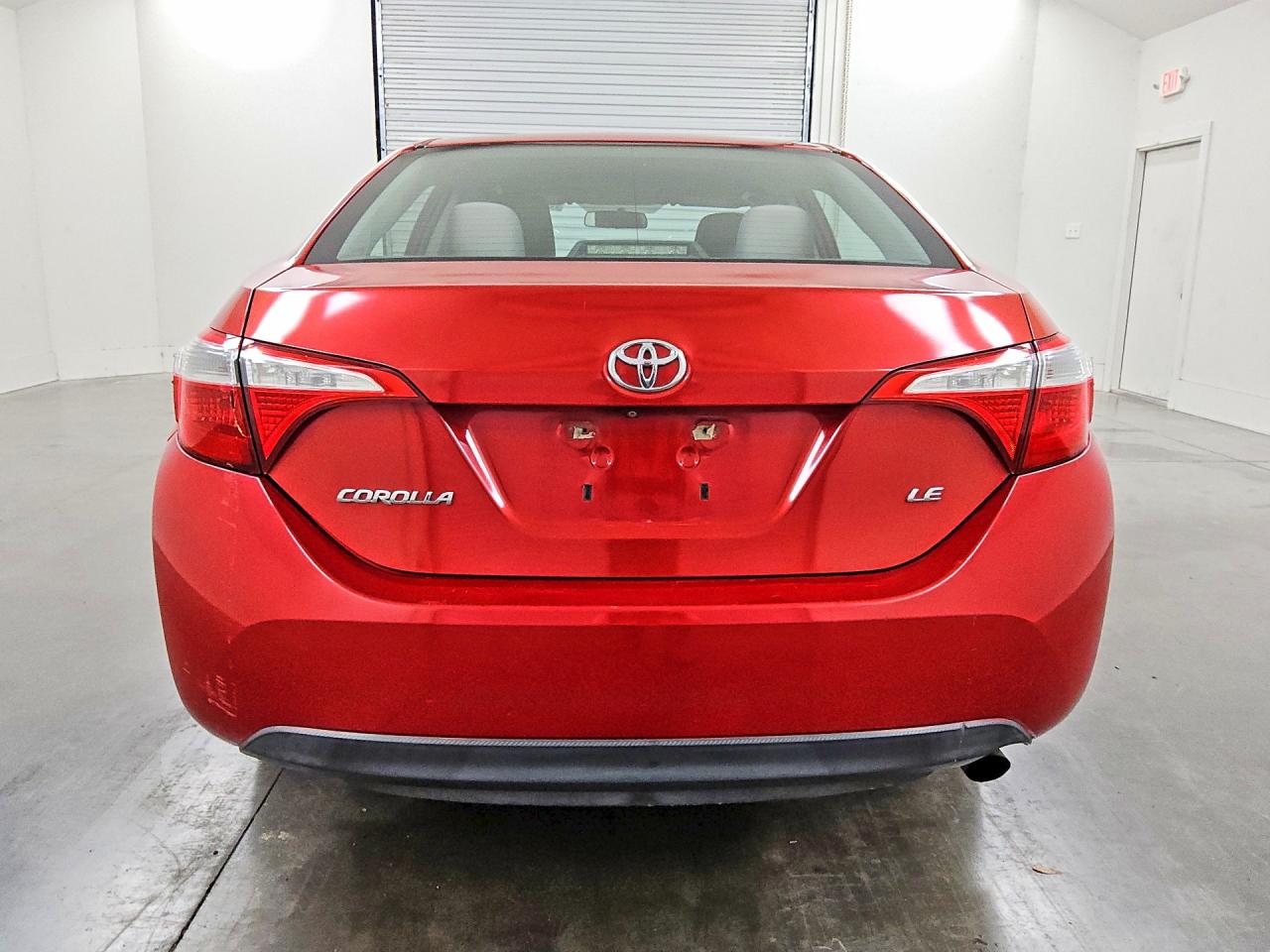2014 Toyota Corolla Le Red vin: 5YFBURHE4EP112377