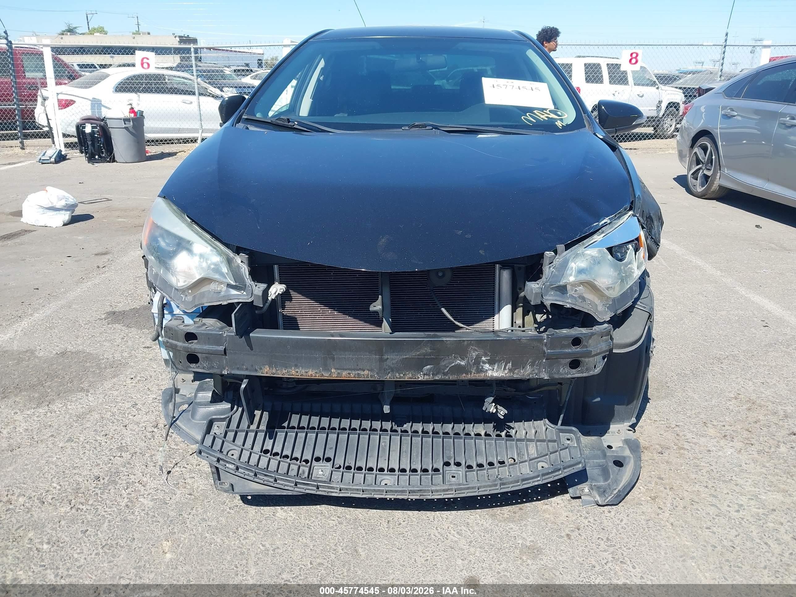 2014 Toyota Corolla S Plus Black vin: 5YFBURHE4EP118552