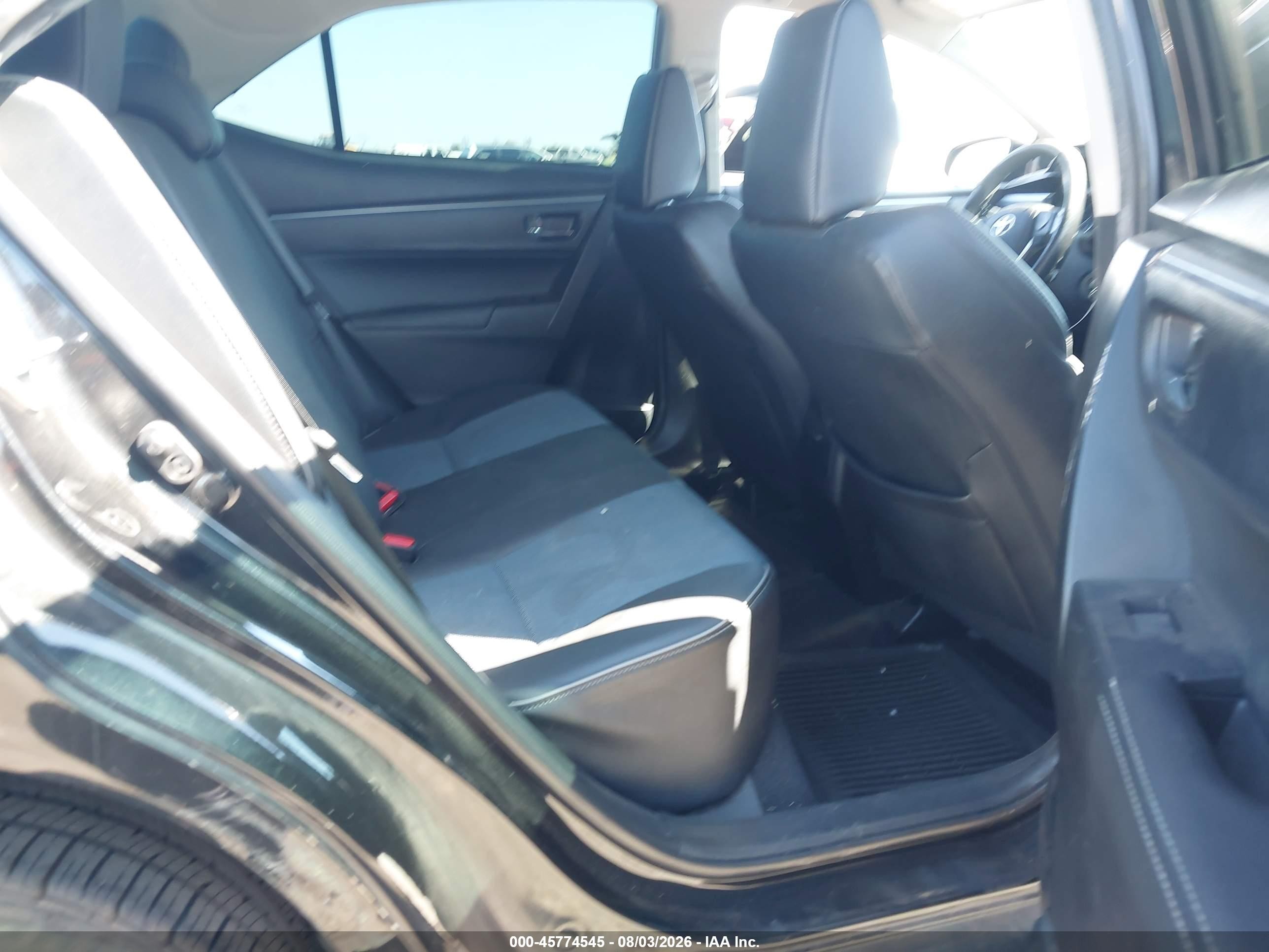 2014 Toyota Corolla S Plus Black vin: 5YFBURHE4EP118552
