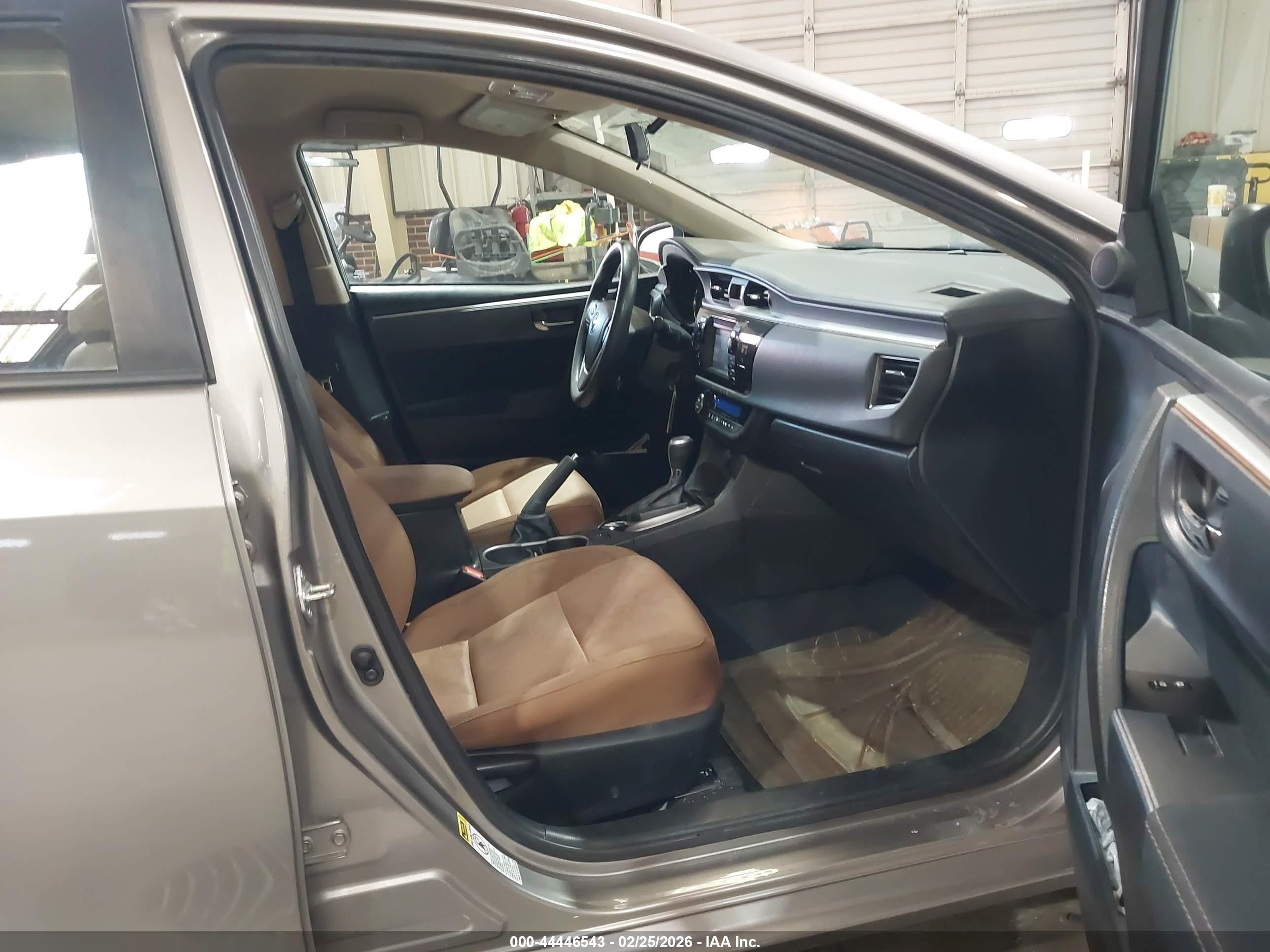 2014 Toyota Corolla Le Серый vin: 5YFBURHE4EP130992