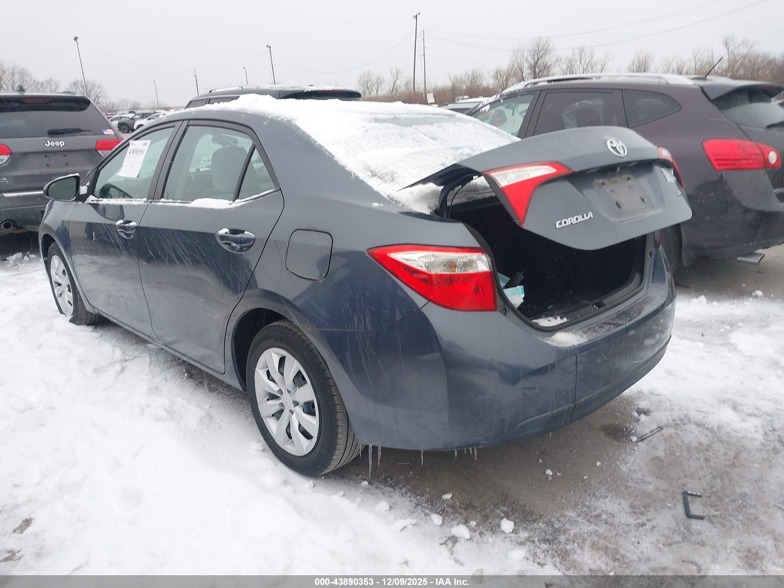 2014 Toyota Corolla Le Синий vin: 5YFBURHE4EP131575