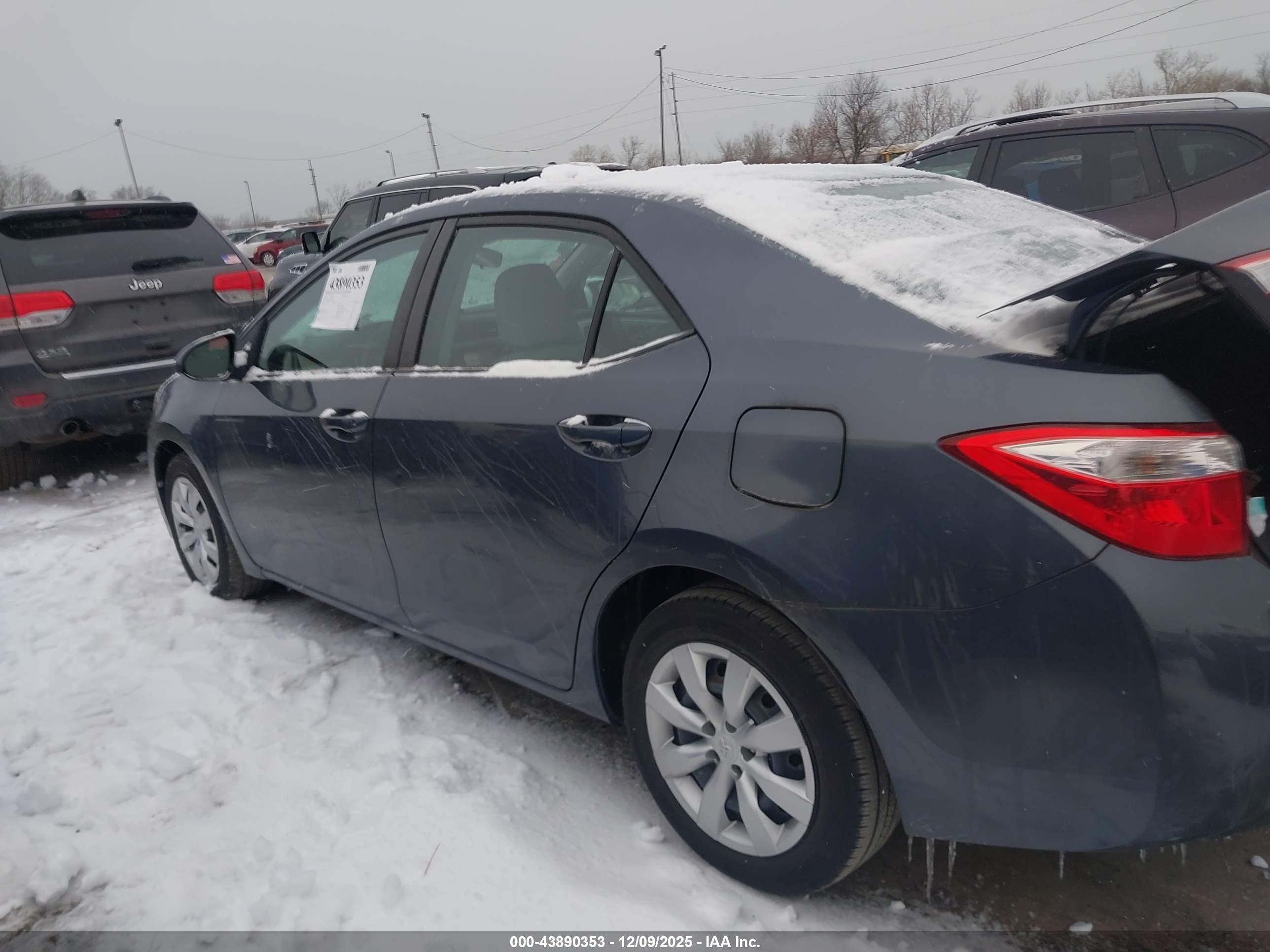 2014 Toyota Corolla Le Синий vin: 5YFBURHE4EP131575