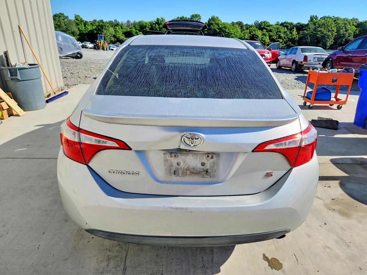 2014 Toyota Corolla S Silver vin: 5YFBURHE4EP131818
