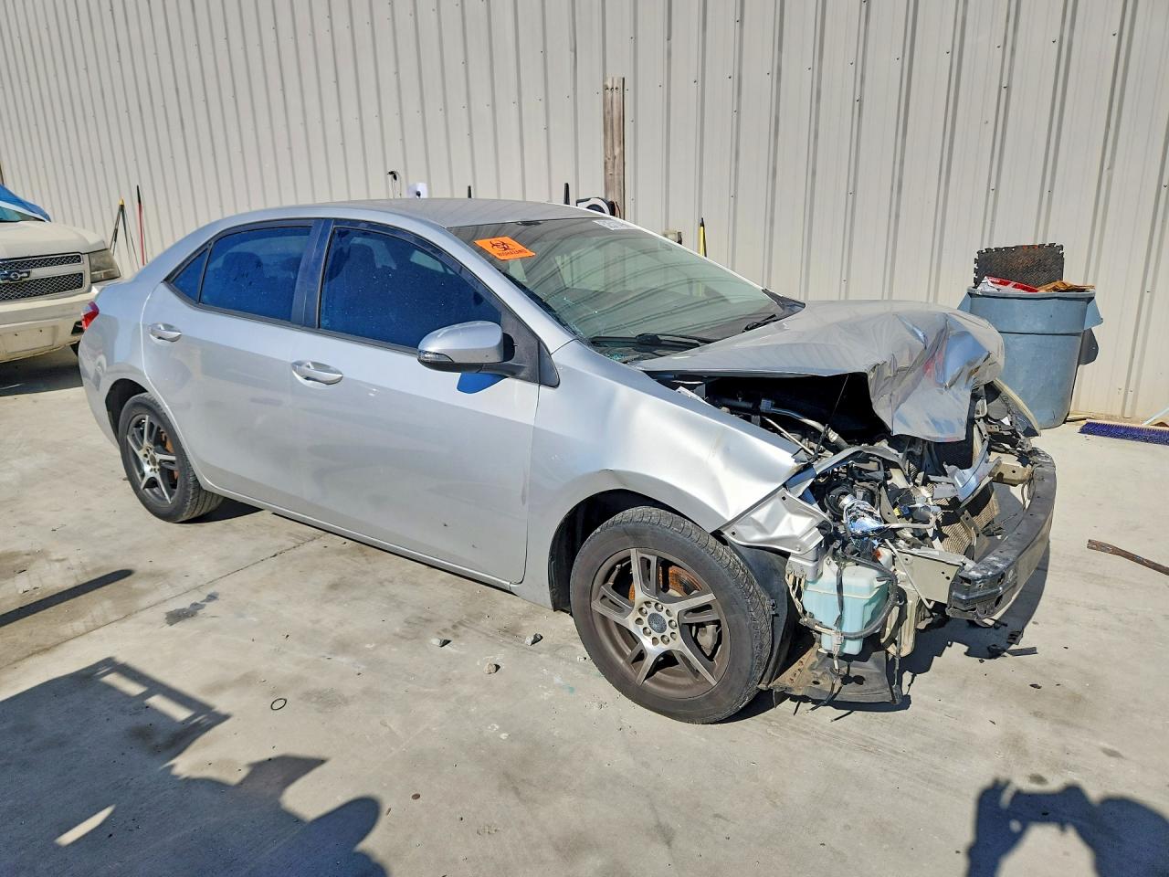 2014 Toyota Corolla S Silver vin: 5YFBURHE4EP131818