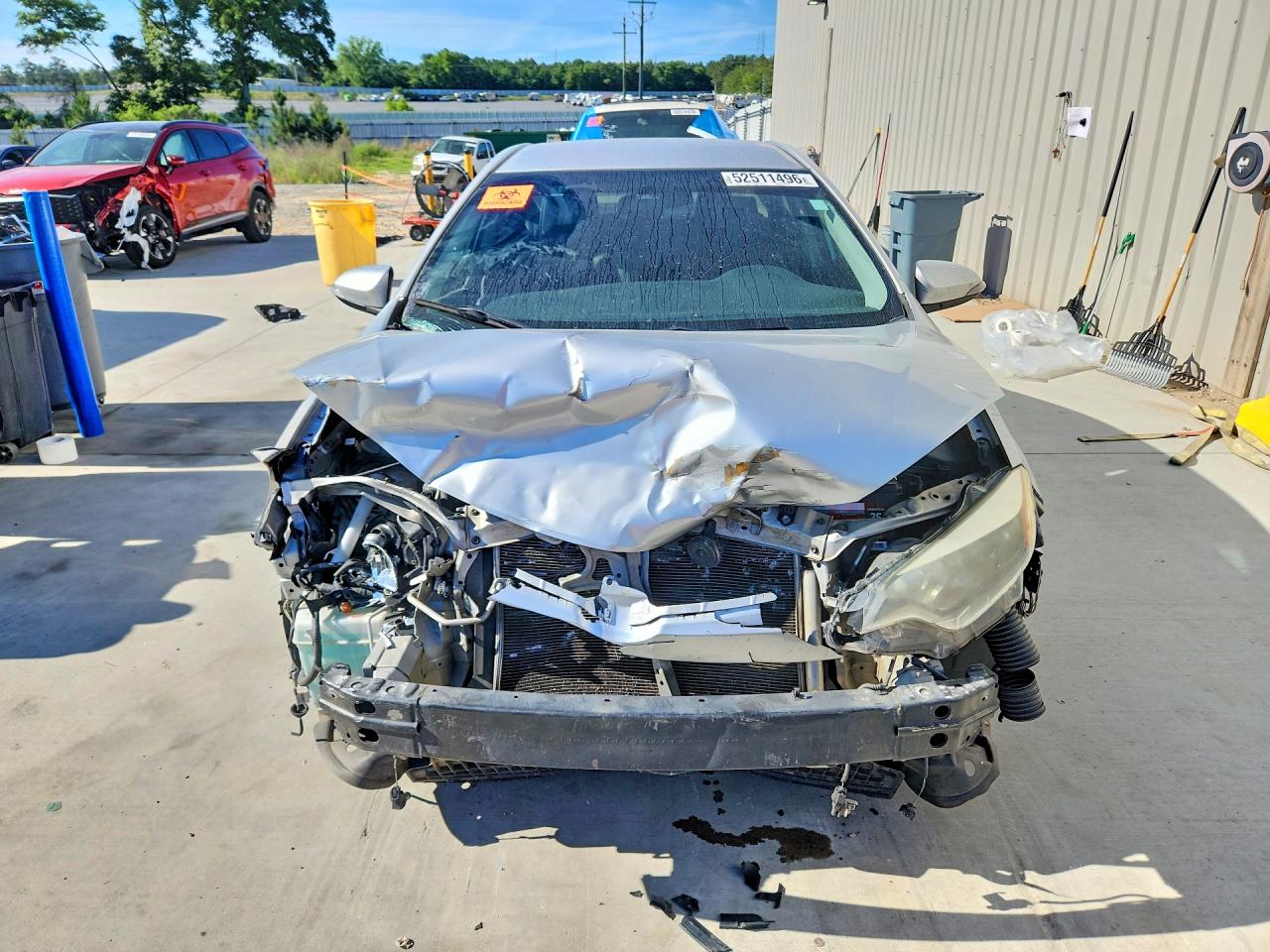 2014 Toyota Corolla S Silver vin: 5YFBURHE4EP131818