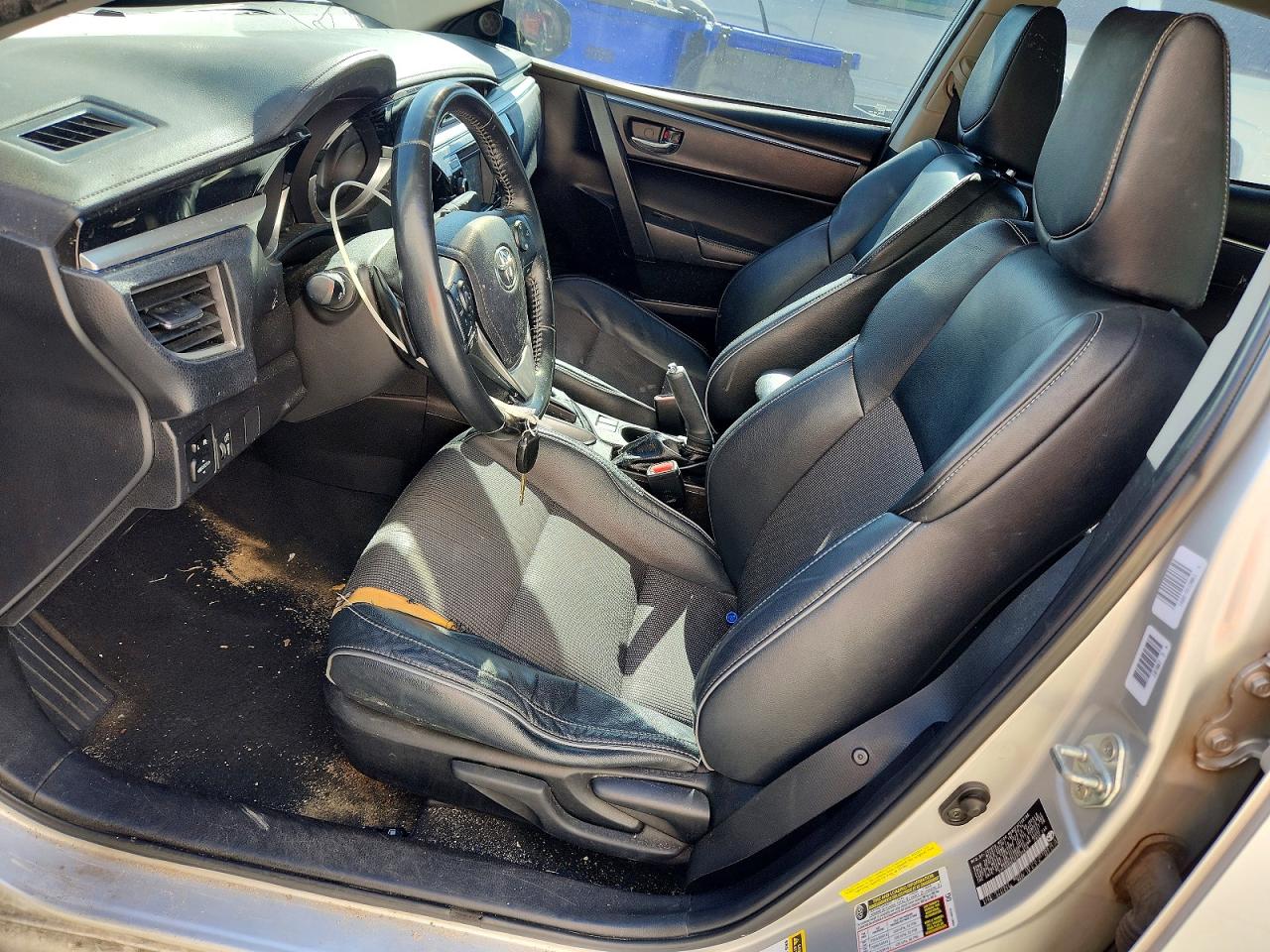 2014 Toyota Corolla S Silver vin: 5YFBURHE4EP131818